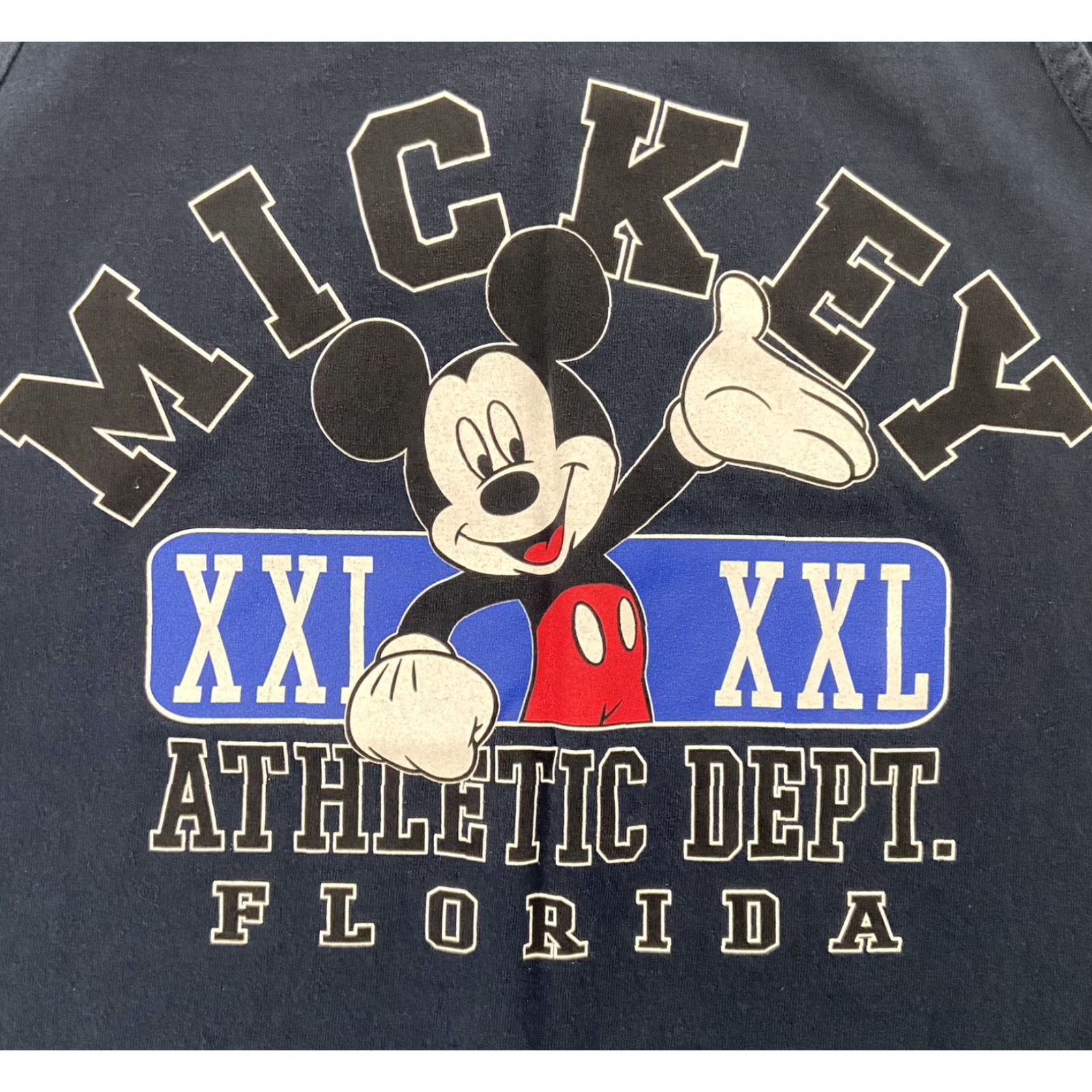 Vintage VINTAGE Mickey Mouse Tank Top Men's XL Blue Florida Athletic Dept Size US XL / EU 56 / 4 - 4 Thumbnail