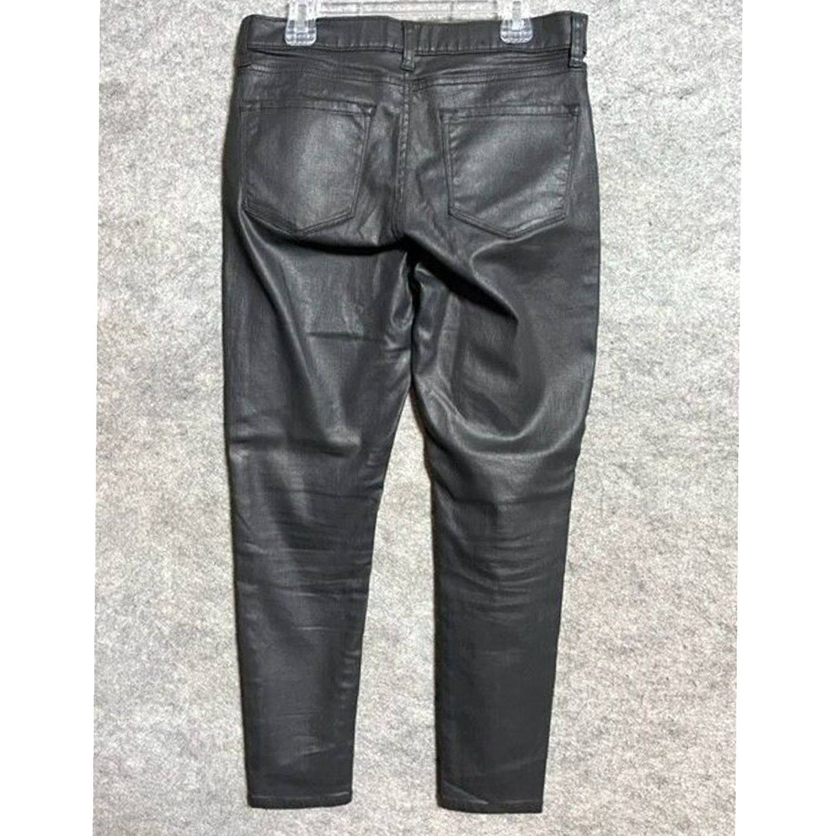 Banana Republic Banana Republic Pants 4P Petite Black Solid Skinny Pocket Relaxed Retro Y2K Glam Streetwear Night Out Size 28" / US 6 / IT 42 - 2 Thumbnail