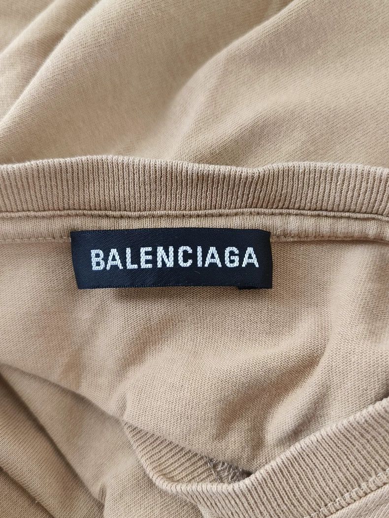 Balenciaga Balenciaga Khaki short-sleeved T-shirt 2504-Nextarrow Size US XXS / EU 40 - 5 Thumbnail