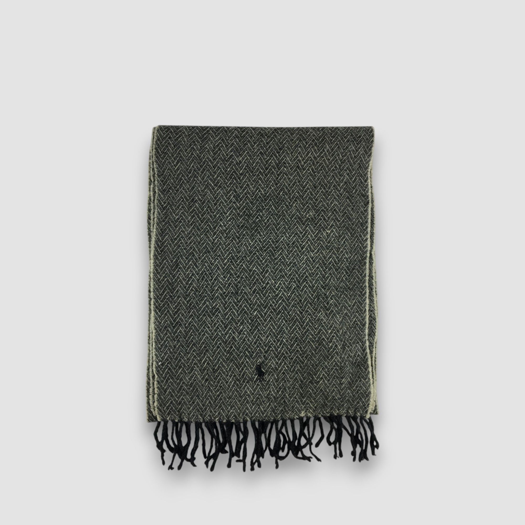 Polo Ralph Lauren Vintage Polo Ralph Lauren Scarf Muffler Wool Scarves Size ONE SIZE - 2 Thumbnail