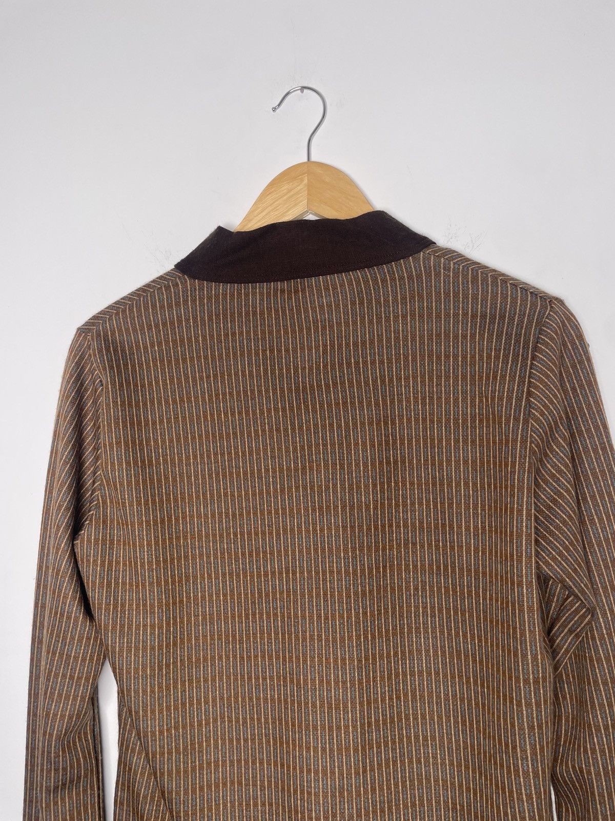 Other Vintage Brown Striped Knit Cardigan (S) Size US S / EU 44-46 / 1 - 6 Thumbnail