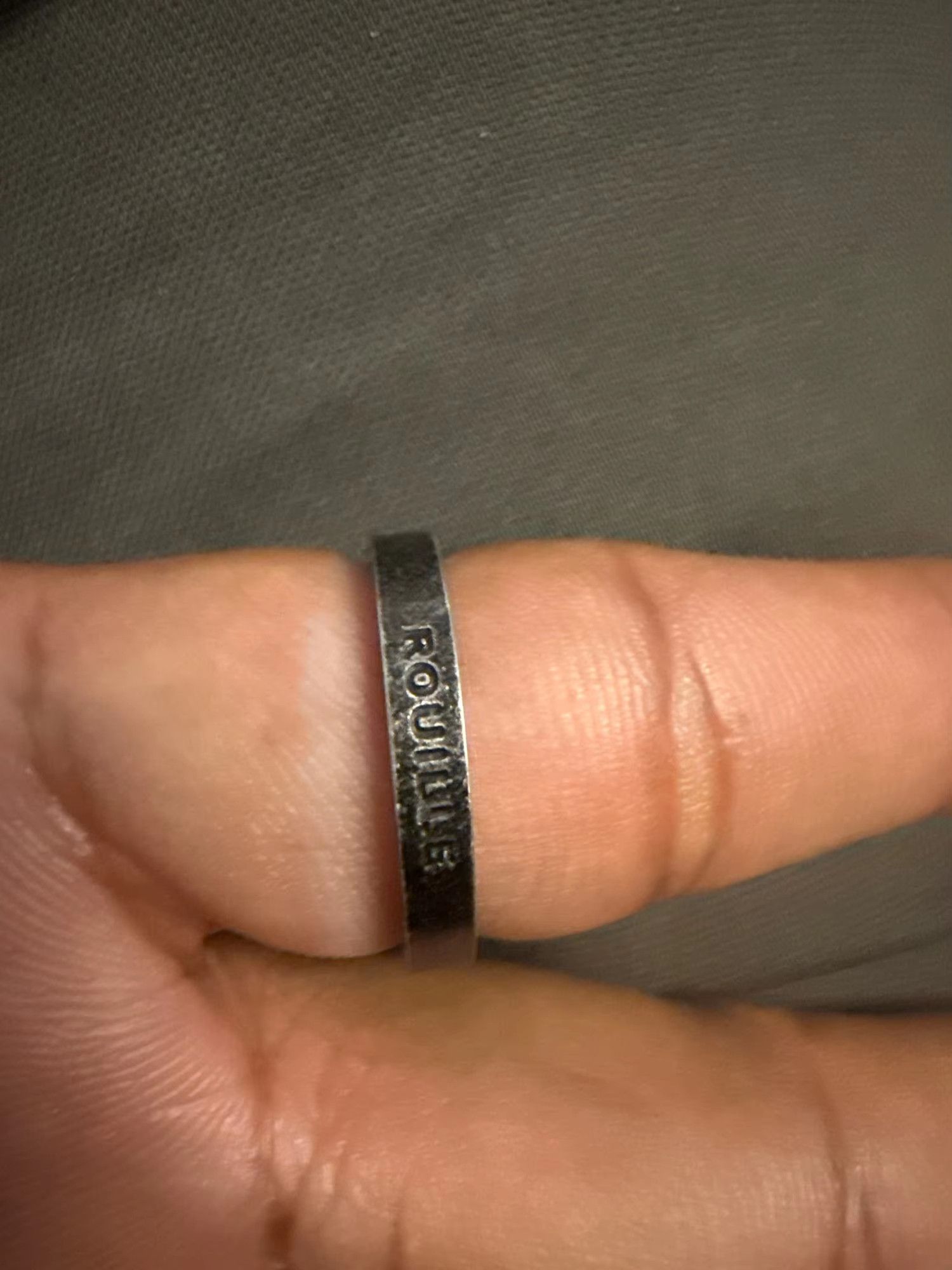 Jewelry Retro Black Wrench Ring Streetwear Jewelry Fashion Gift Size ONE SIZE - 3 Thumbnail