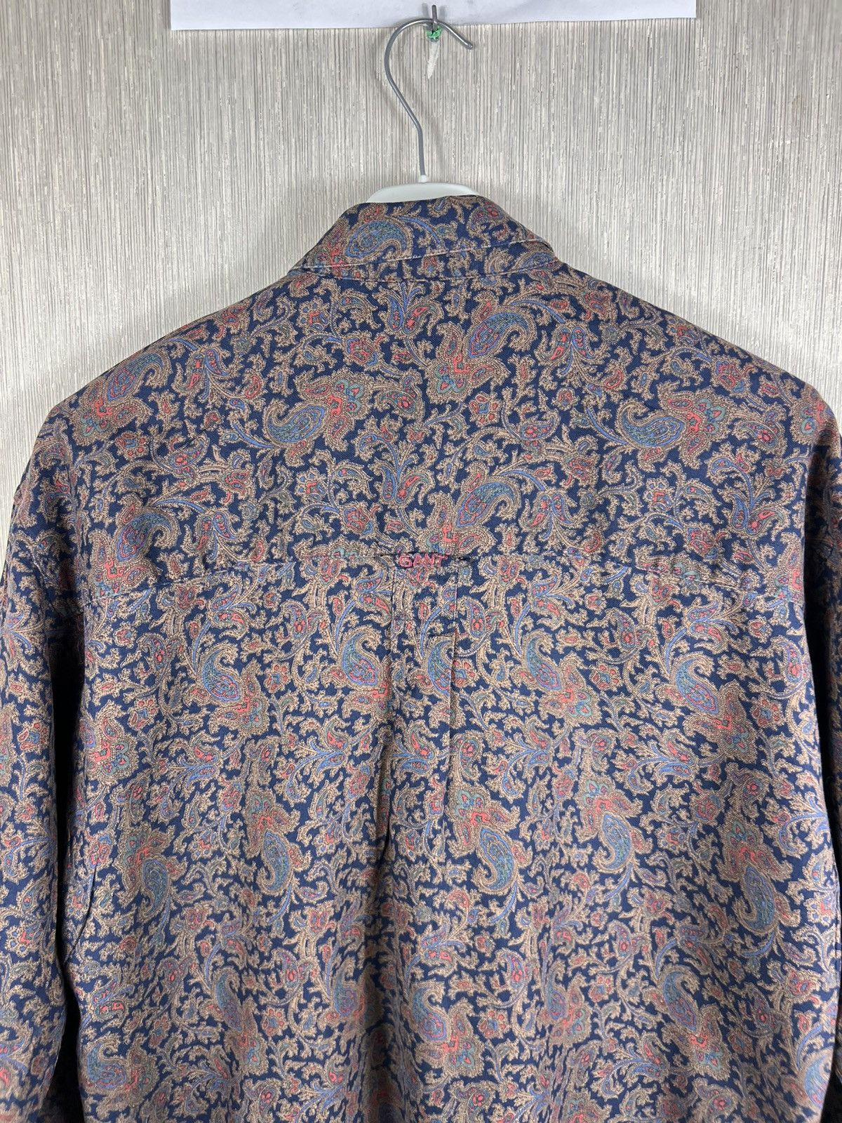 Gant Vintage 80s Gant baroque pattern retro pocket shirt cotton Size US M / EU 48-50 / 2 - 17 Thumbnail