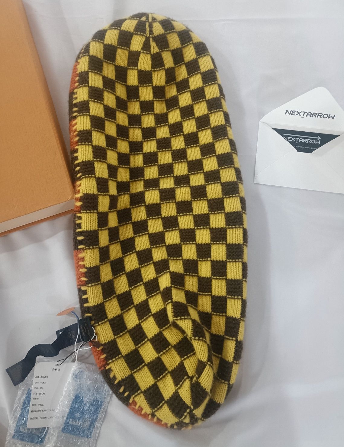 Louis Vuitton Louis Vuitton Feidun checkerboard knit cold hat Size ONE SIZE - 2 Thumbnail