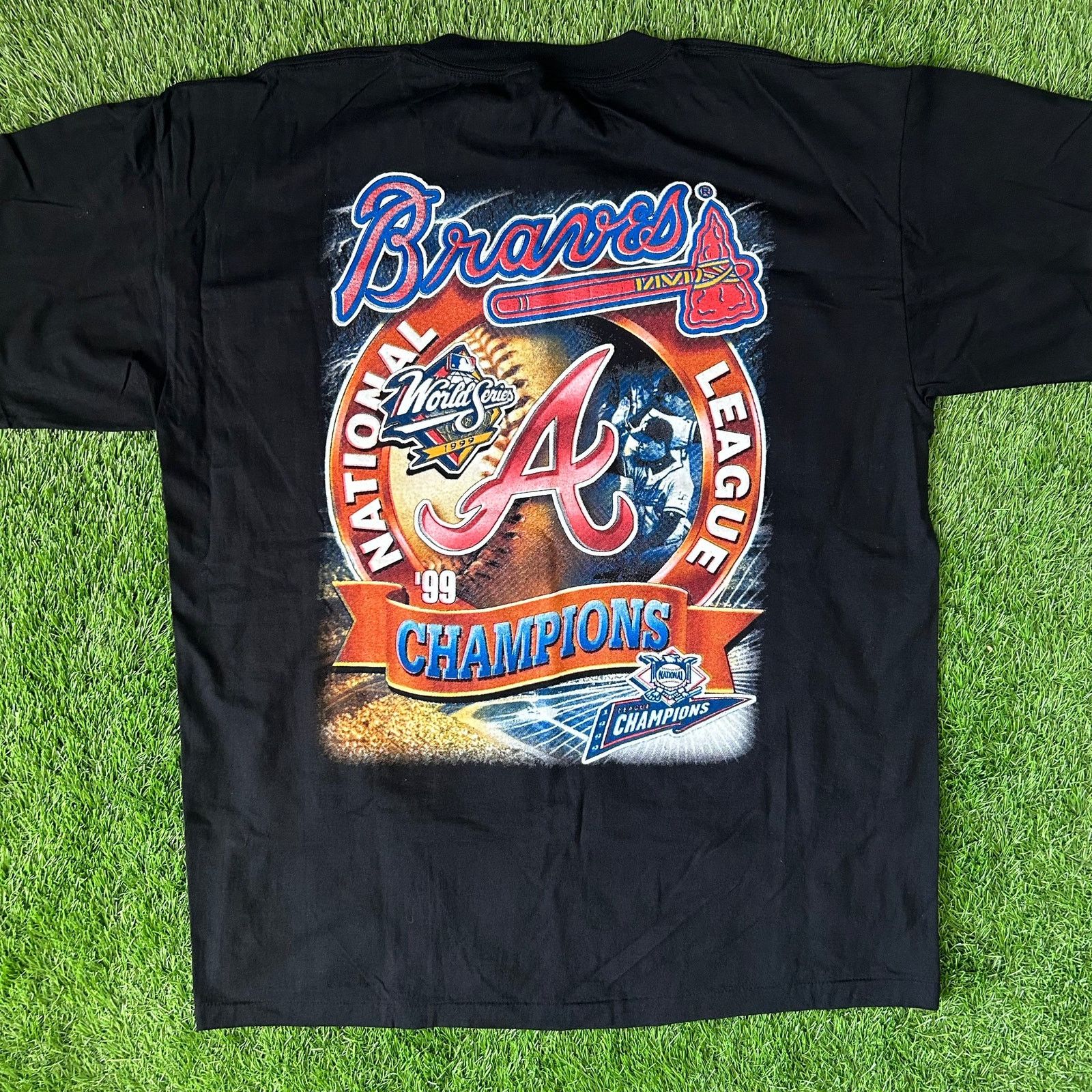 Vintage Vintage Braves Rap Tee Size US L / EU 52-54 / 3 - 2 Thumbnail