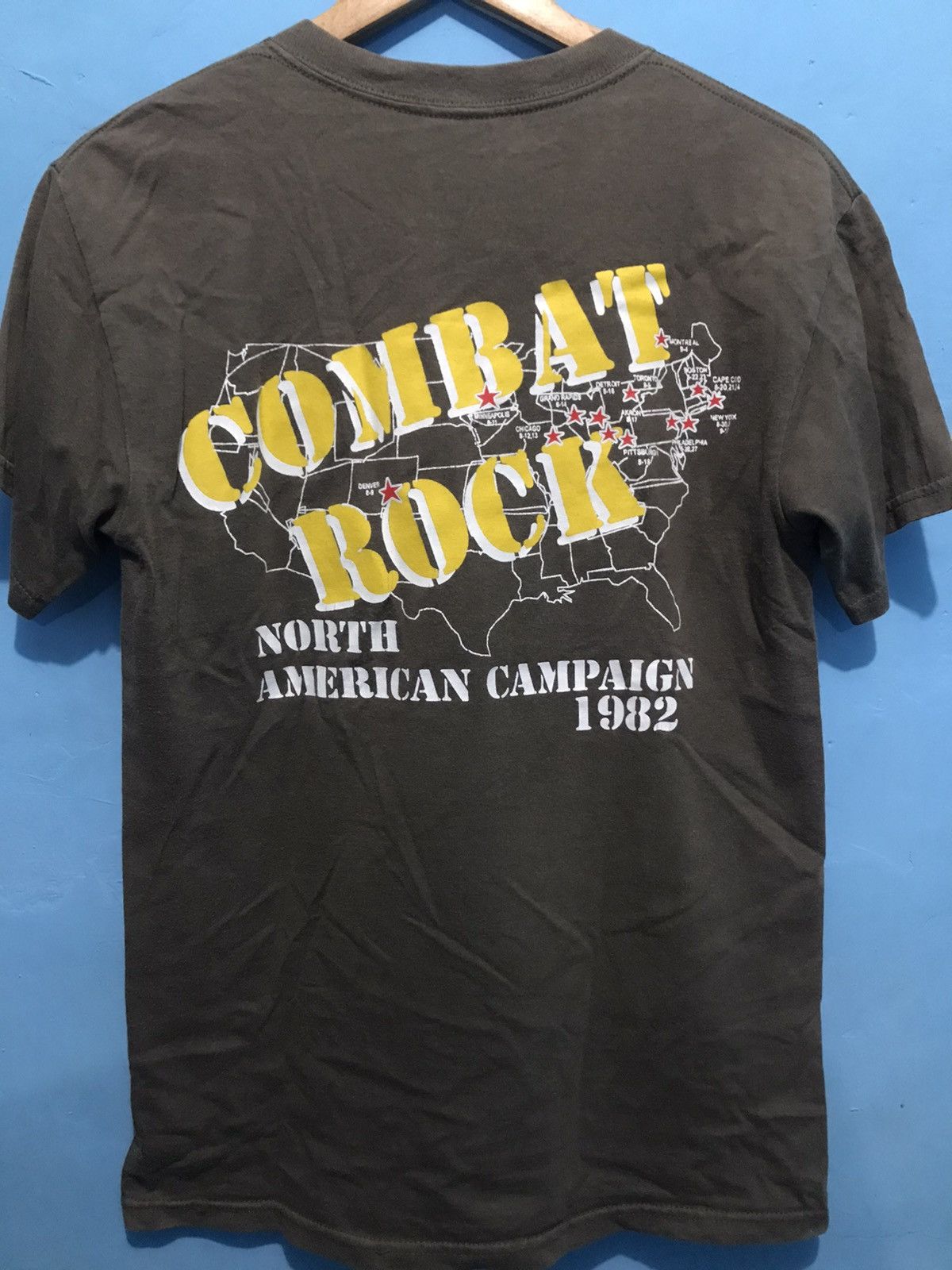 Band Tees The Clash “Combat Rock North American Tour” T Shirt Size US S / EU 44-46 / 1 - 9 Thumbnail