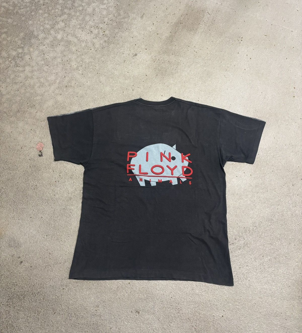 Vintage 1992 Pink Floyd ANIMALS Brockum AOP Album Cover T-Shirt Size US XL / EU 56 / 4 - 3 Thumbnail