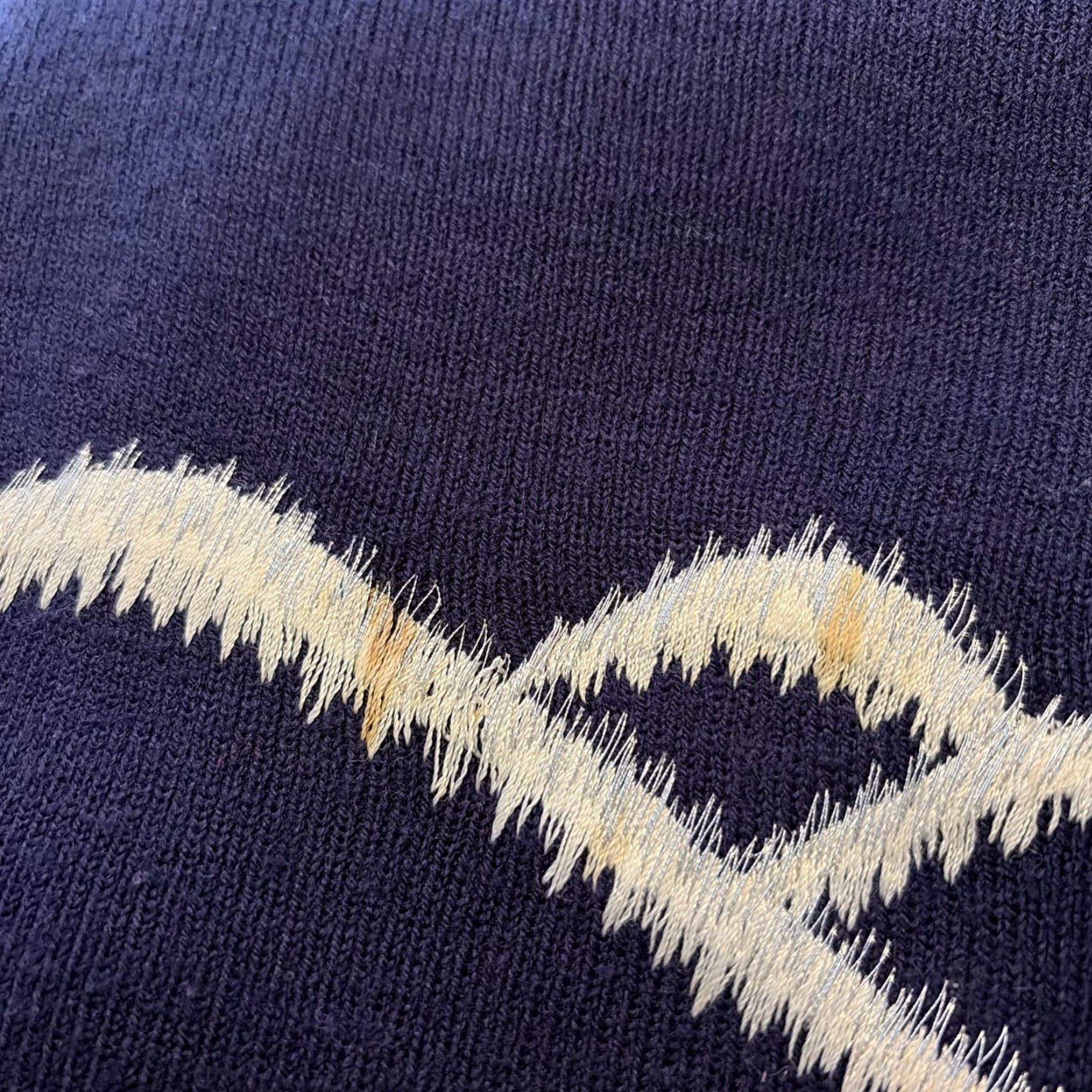 Vintage VINTAGE Leroy Knitwear Ski Graphic Embroidered Acrylic Knitwear Size Large USA Made Blue Mens 1980s Sportswear Size US L / EU 52-54 / 3 - 6 Thumbnail
