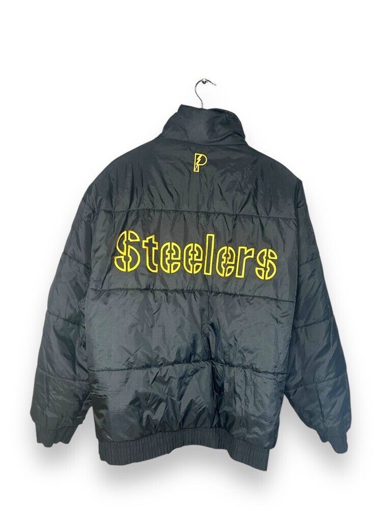 Pro Player Vintage 90s Pittsburgh Steelers NFL Reversible Insulated Pu Size US L / EU 52-54 / 3 - 4 Thumbnail