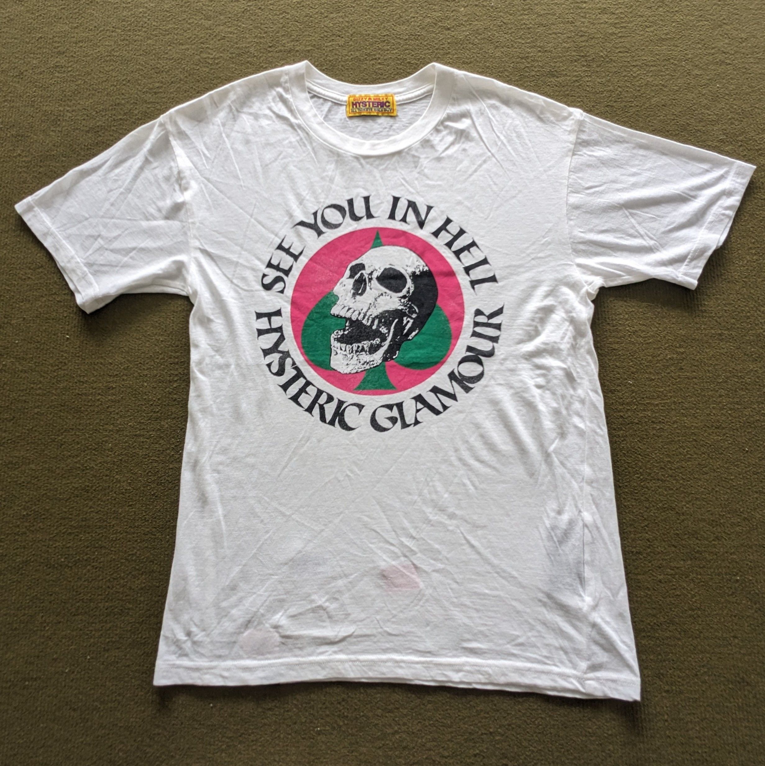 Hysteric Glamour Vintage HYSTERIC GLAMOUR See You In Hell T-shirt Size US S / EU 44-46 / 1 - 1 Thumbnail