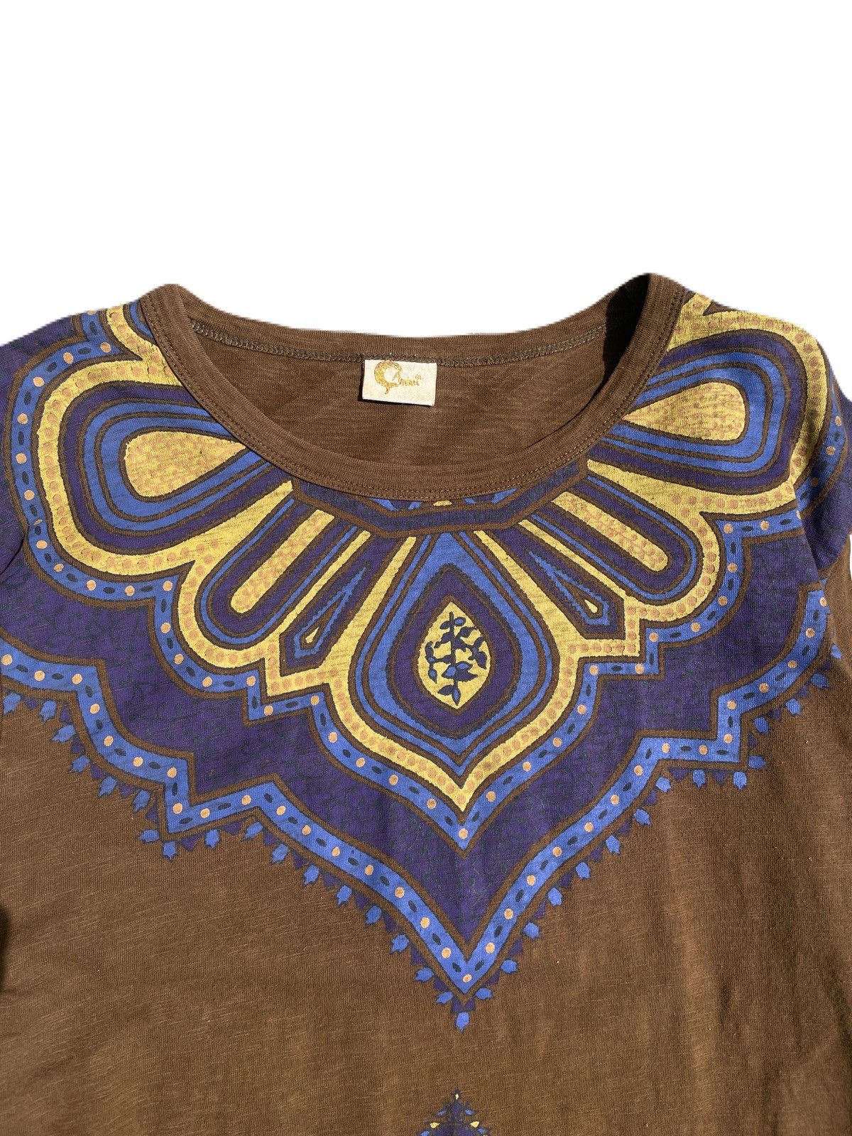 If Six Was Nine 2000s Japanese archive Vkei Feather Ethnic Long Sleeve Tee Size US M / EU 48-50 / 2 - 5 Thumbnail