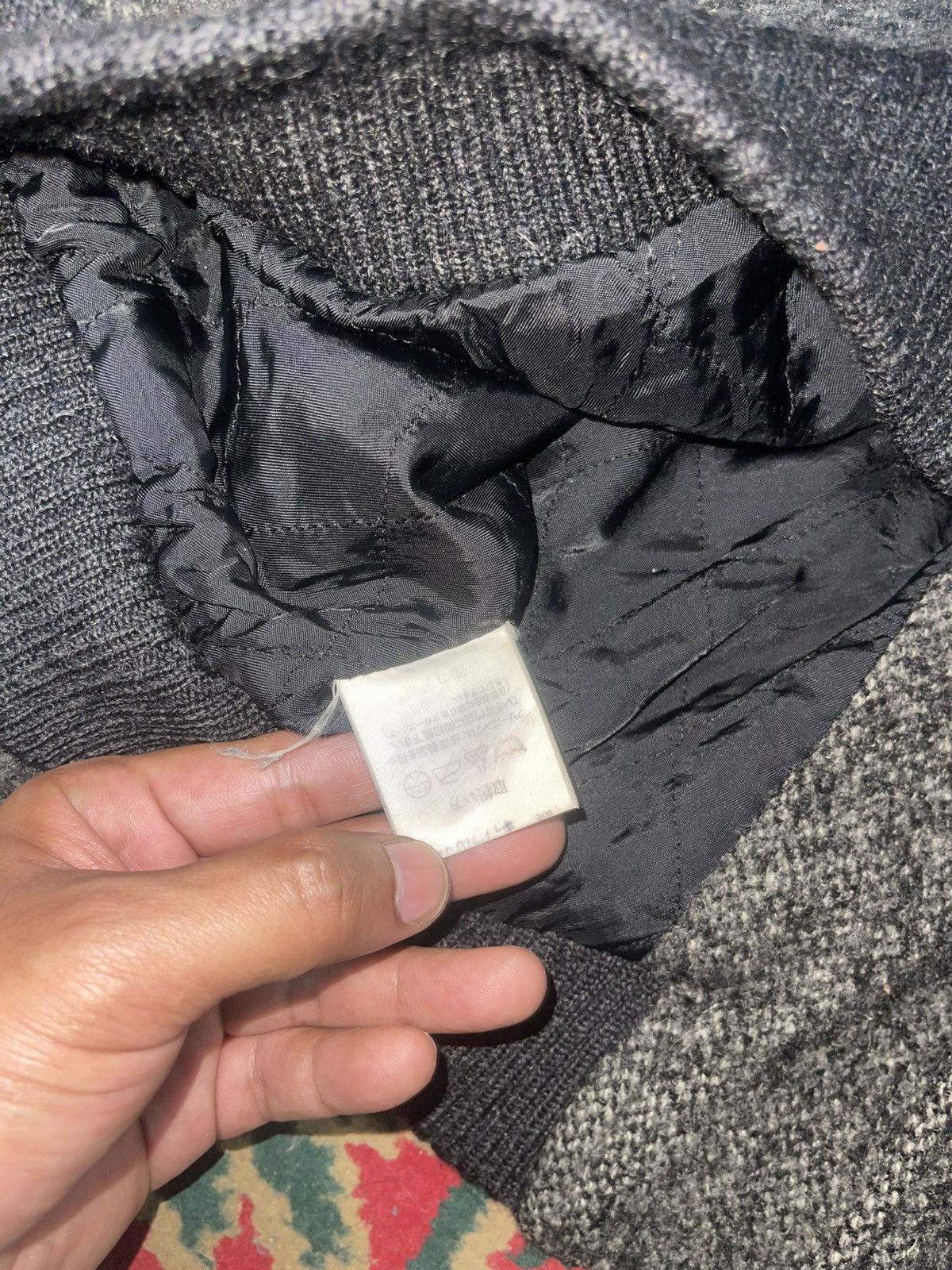 Issey Miyake VINTAGE Core Excellent Fashion Wool Bomber Jacket Leather Size US M / EU 48-50 / 2 - 6 Thumbnail