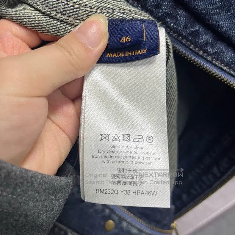 Louis Vuitton Louis Vuitton Dark Blue Logo Letter Embossed Casual Work L Size US S / EU 44-46 / 1 - 3 Thumbnail