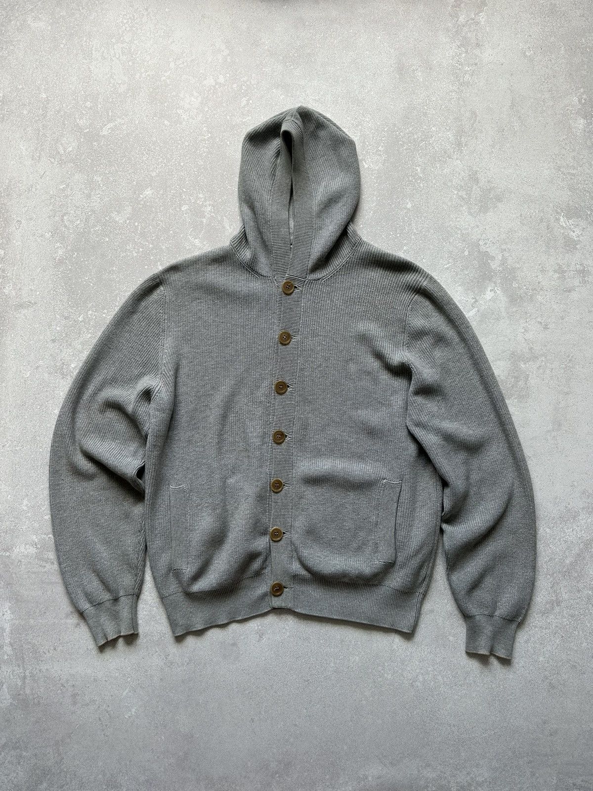 Brunello Cucinelli brunello cucinelli mens sweater cardigan luxury gray size M Size US M / EU 48-50 / 2 - 1 Thumbnail