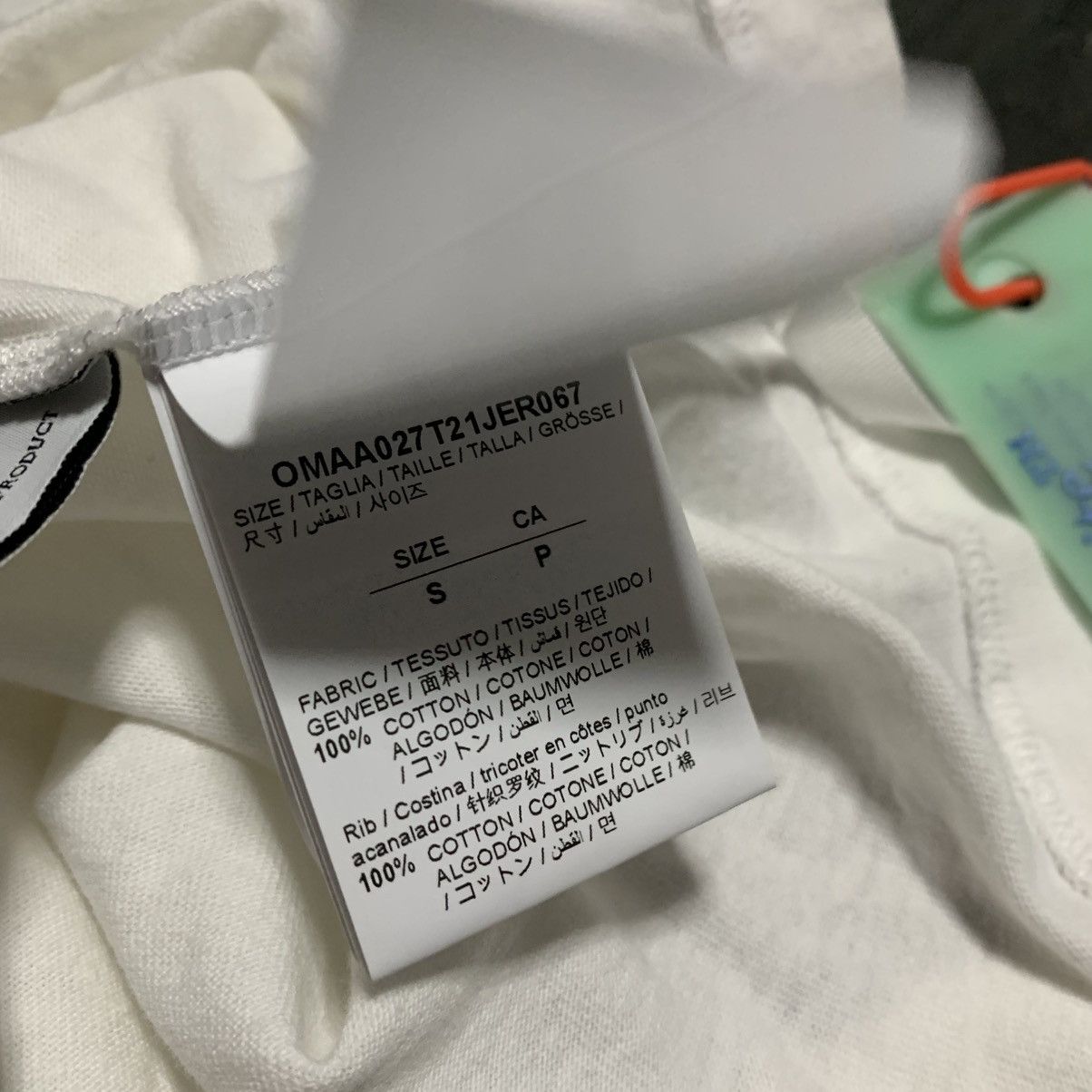 Off-White Off White Small Caravaggio Till The End White Tee Virgil Size US S / EU 44-46 / 1 - 9 Thumbnail