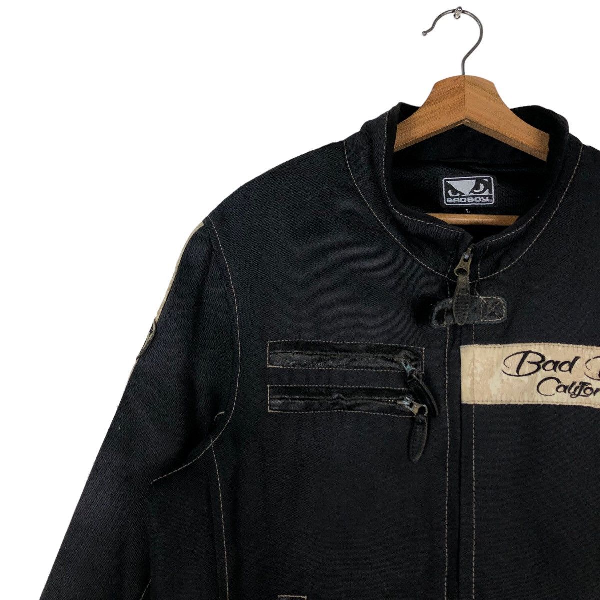 Hein Gericke 🔥Vintage Biker Jacket Racing Bad Boy Big Logo Spell Out Size US L / EU 52-54 / 3 - 8 Thumbnail