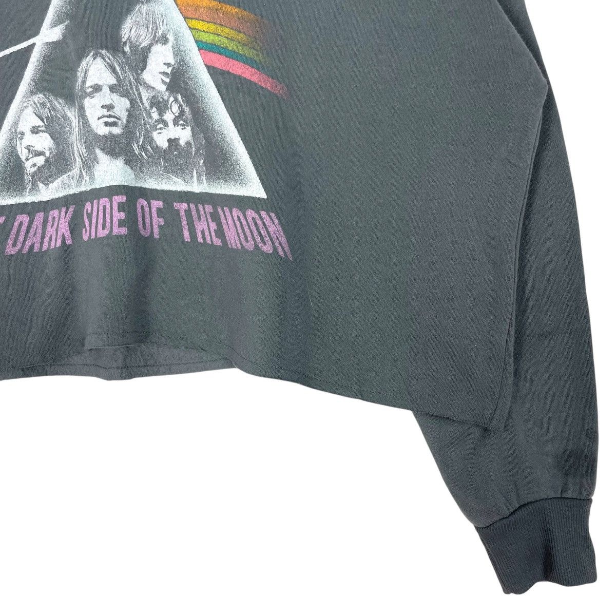 Pink Floyd Vintage Pink Floyd Cropped Sweatshirt Big Logo Band Rock Tee Size L / US 10 / IT 46 - 5 Thumbnail