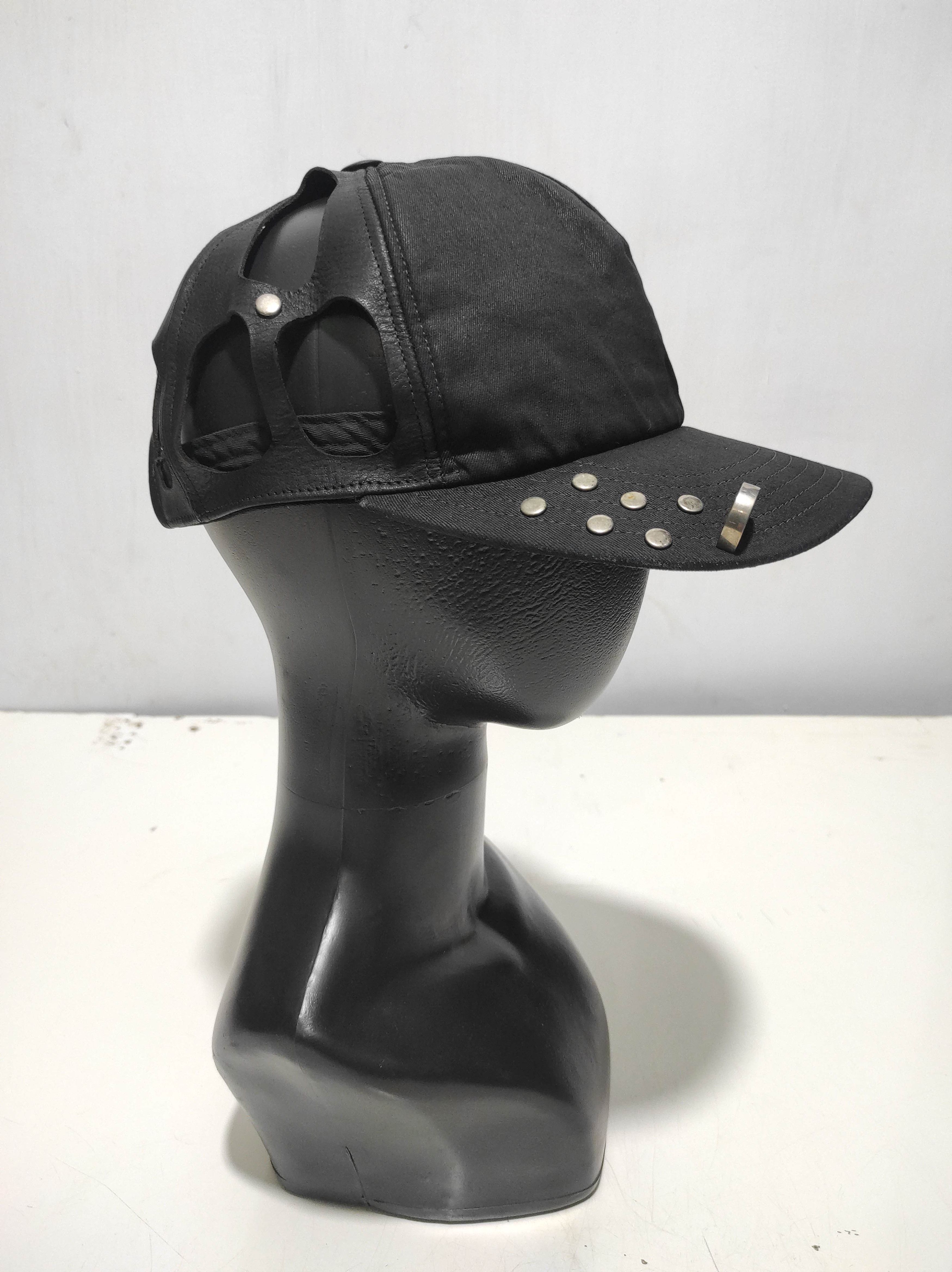 Rick Owens ❌SOLD❌Rick Owens Very Rare Leather Cap DRKSHDW Size ONE SIZE - 1 Thumbnail