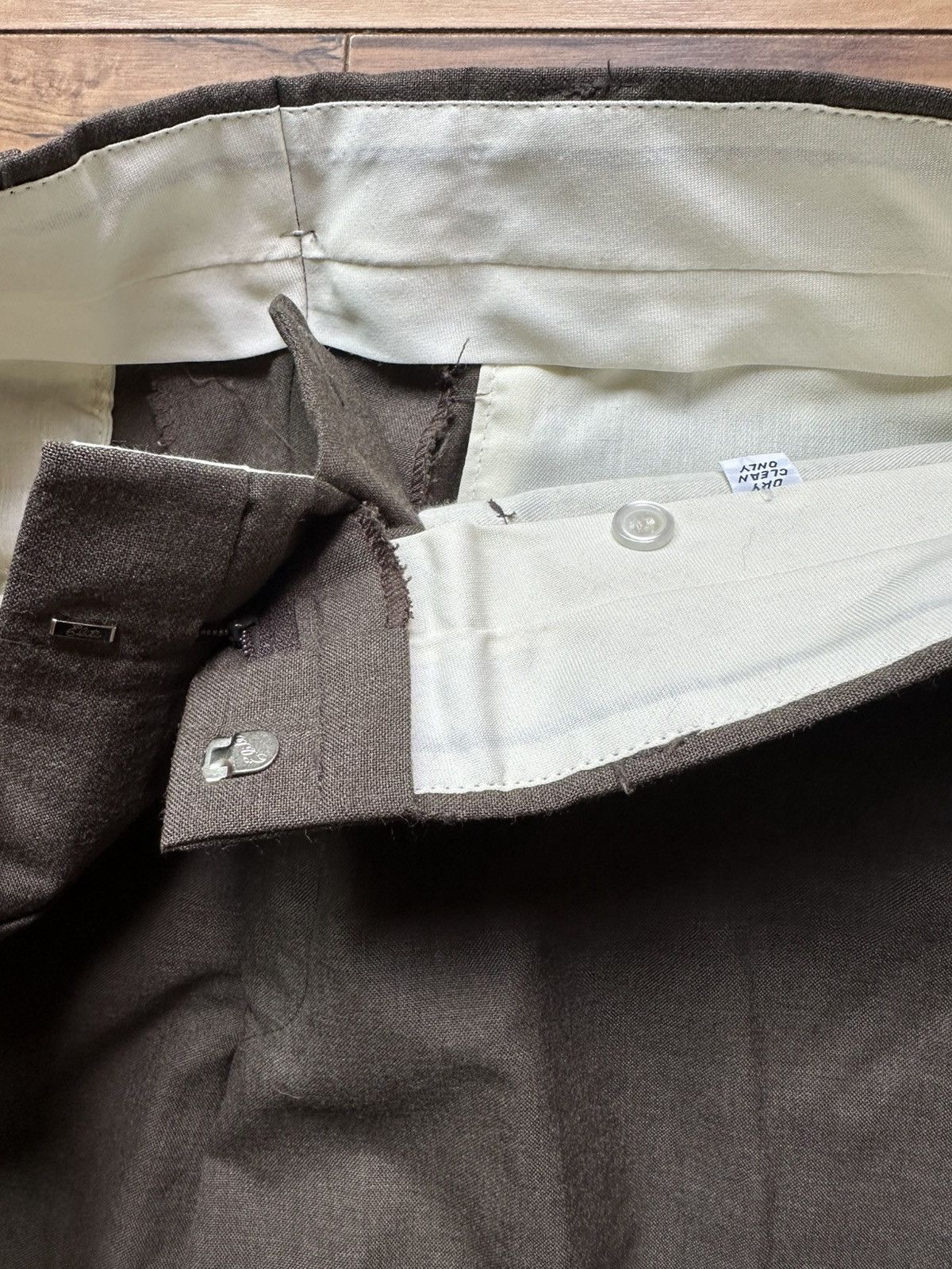Vintage Classic Brown Trousers Size US 34 / EU 50 - 5 Thumbnail