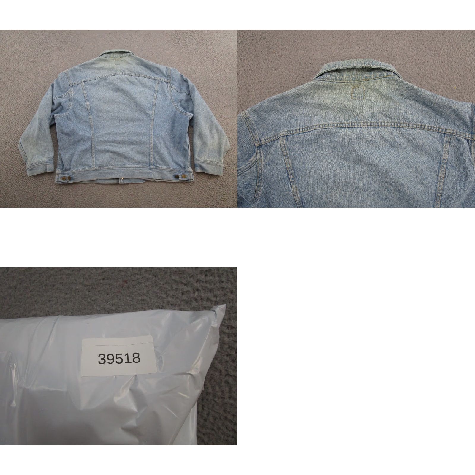 Lee VINTAGE Lee Denim Jean Jacket Mens 80s PATD 153438 USA MADE Trucker Size US 38 / EU 54 - 9 Thumbnail