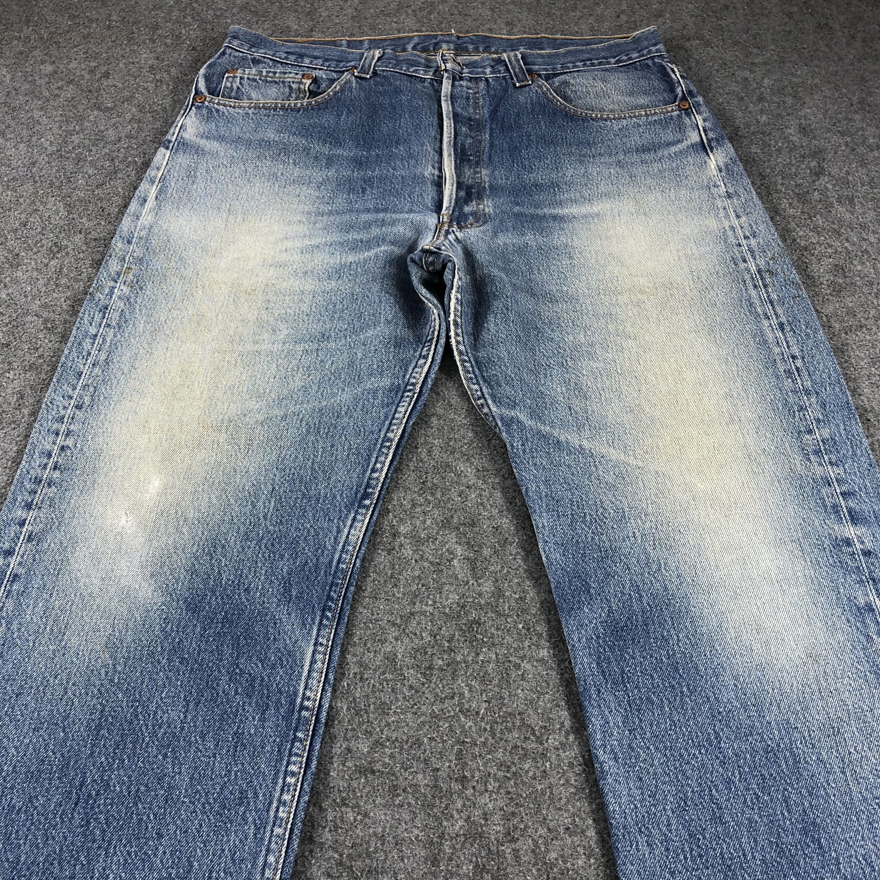 Levi's Vintage 90s Levis 501 Jeans-JM919 Size US 36 / EU 52 - 3 Thumbnail
