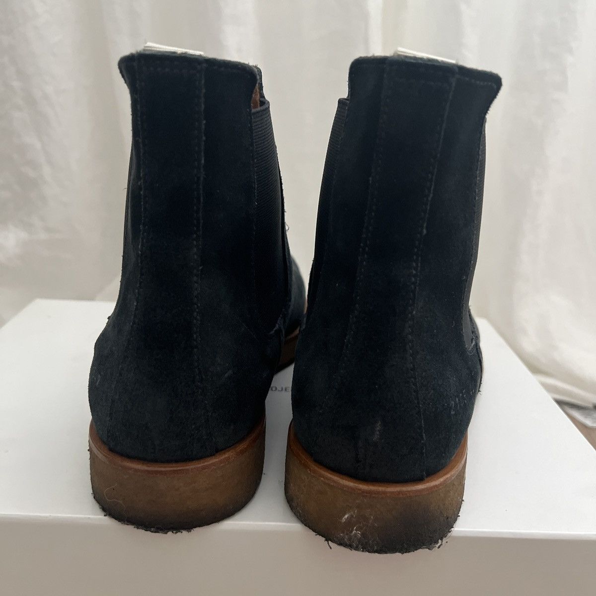 Common Projects Common Projects Chelsea Boot Black Suede Sz 40 Size US 8.5 / EU 41-42 - 2 Thumbnail