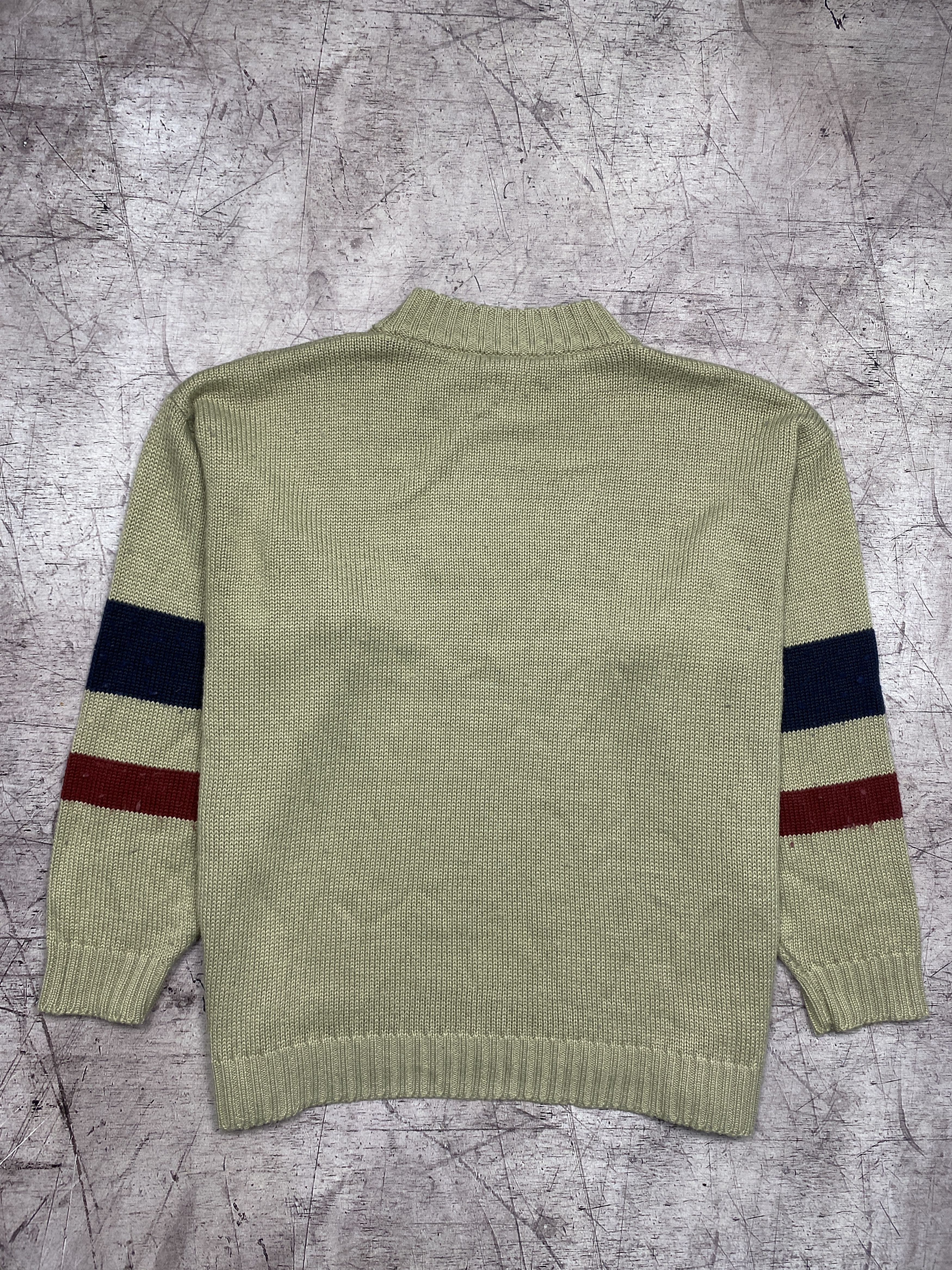 Diadora × Vintage Diadora Vintage Mens Crew Neck Knit Sweater Size US L / EU 52-54 / 3 - 6 Thumbnail