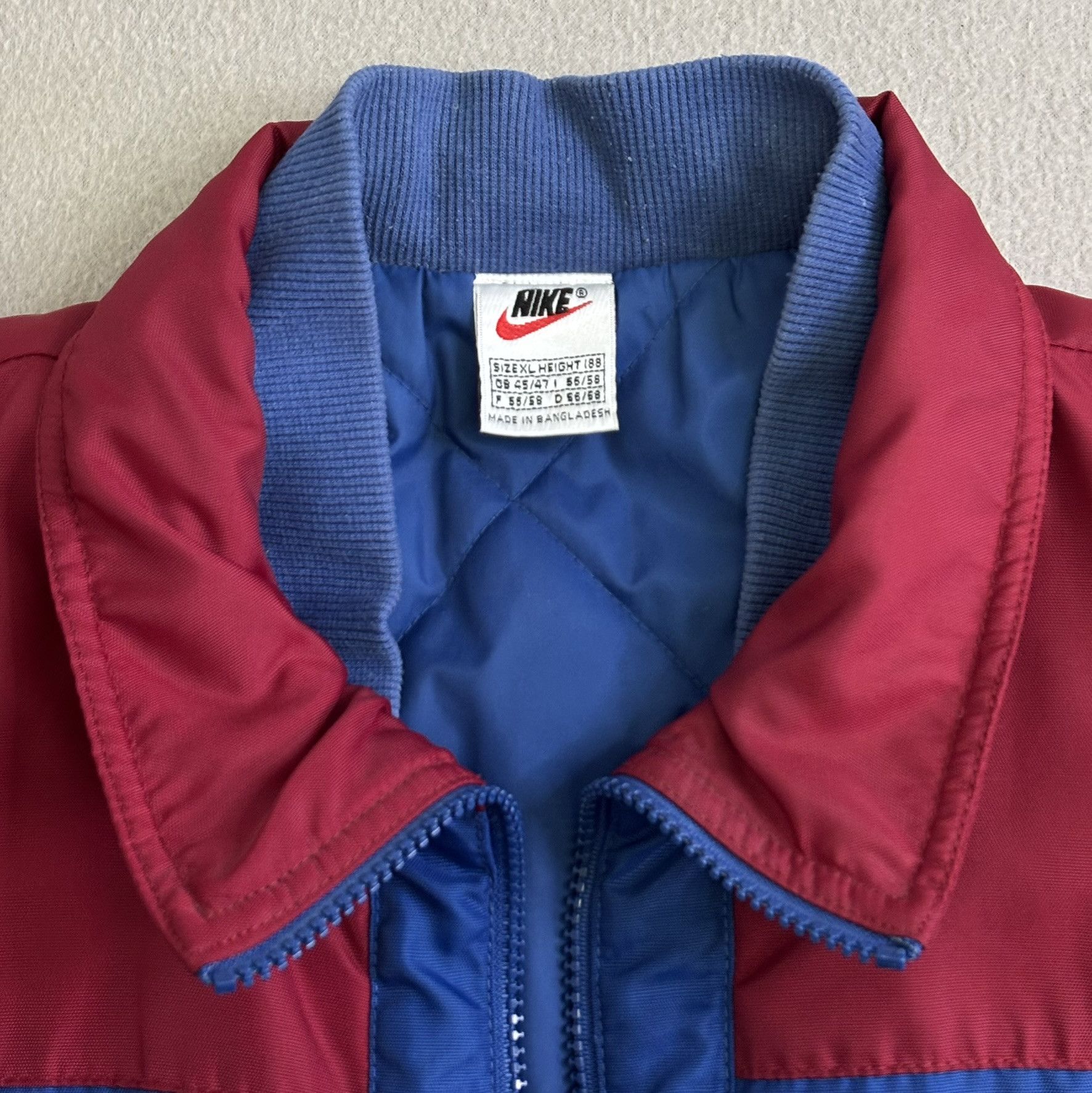 Nike Nike jacket Big Swoosh vintage 90s size XL Size US XL / EU 56 / 4 - 13 Thumbnail