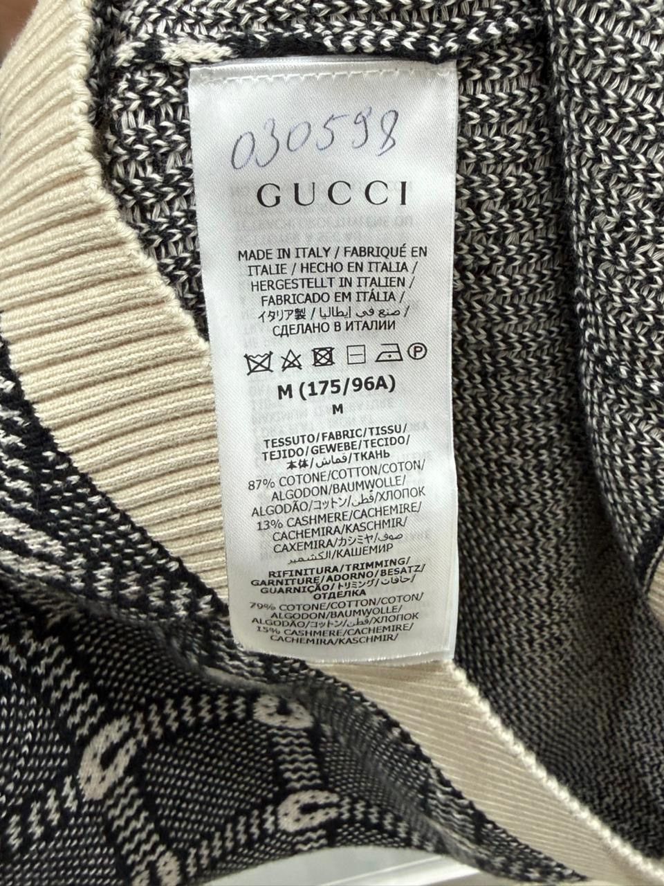 Gucci Gucci Horseshoe Motif Jacquard Sweater Size US M / EU 48-50 / 2 - 3 Thumbnail