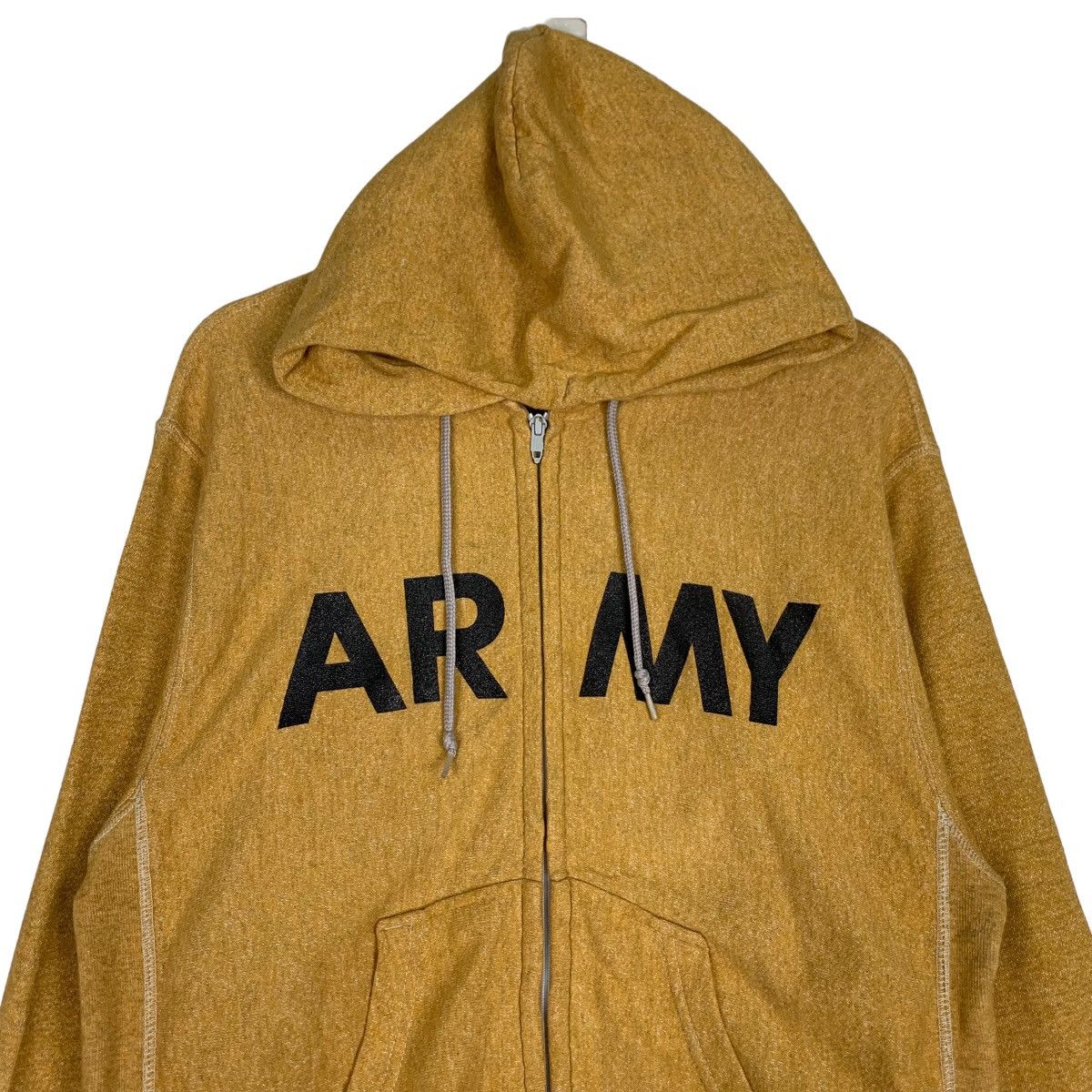 Vintage Vintage 80's ARMY Big Logo PFU Hoodies Sweatshirts #0758-C34 Size US M / EU 48-50 / 2 - 3 Thumbnail