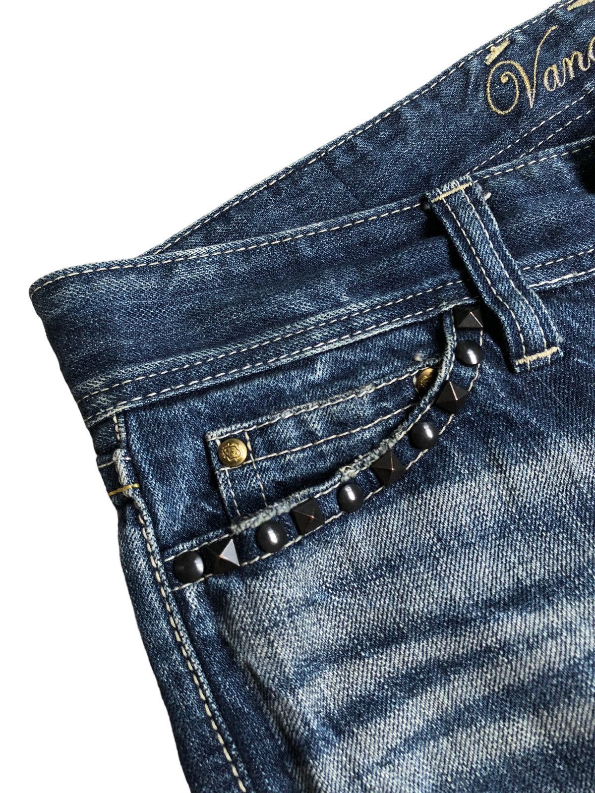 If Six Was Nine Vanquish studded distressed flared jeans Size US 31 - 6 Thumbnail