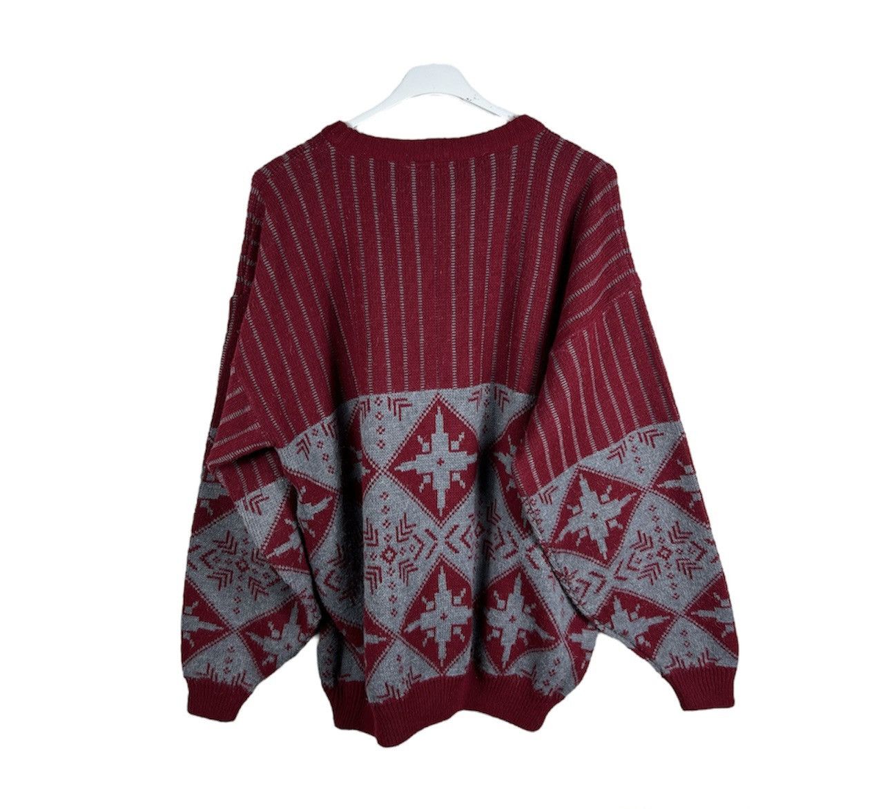 Levi's Vintage Levis Civvy Street snowflakes winter pattern sweater Size US XL / EU 56 / 4 - 2 Thumbnail
