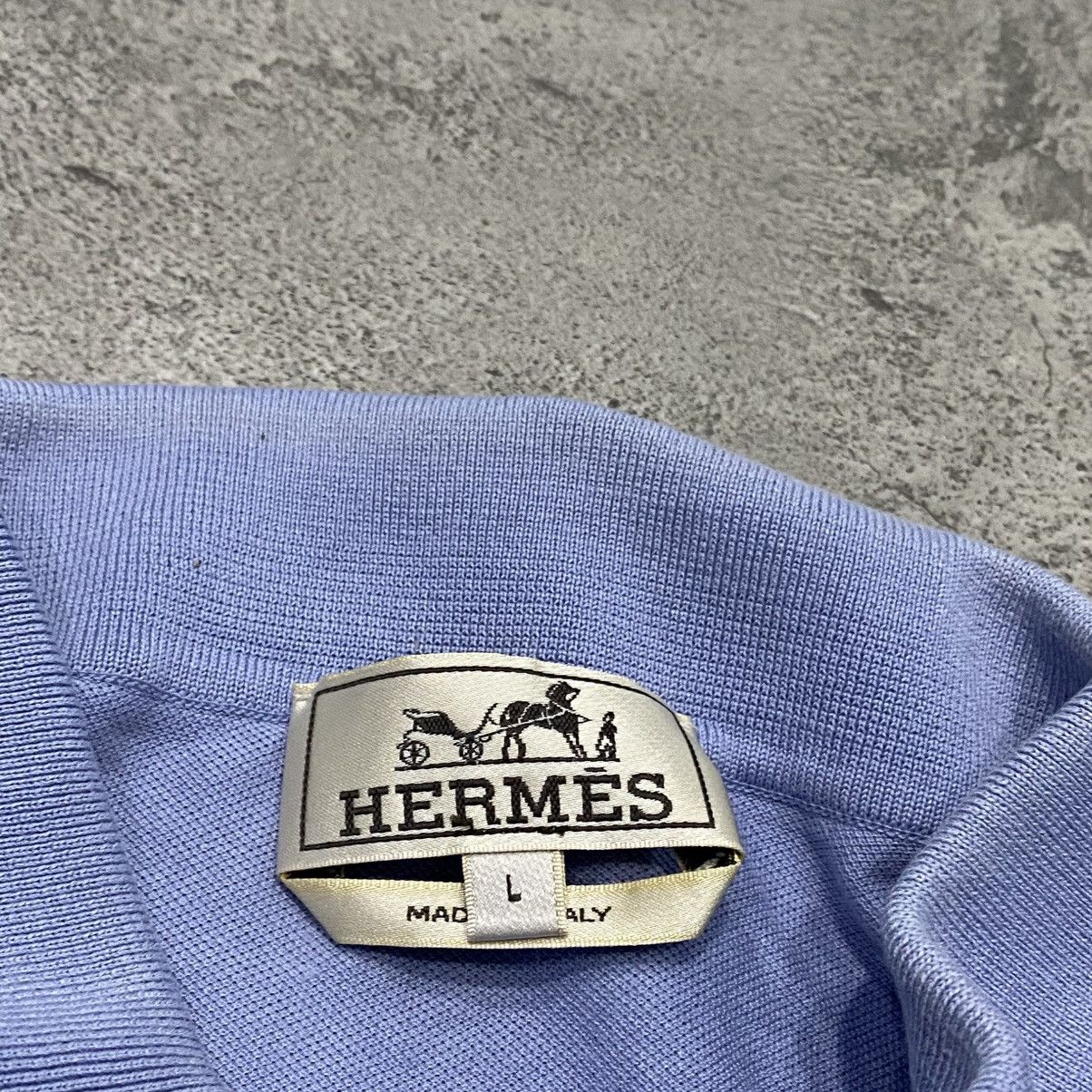 Hermes Hermes Polo Shirt Logo Size US L / EU 52-54 / 3 - 2 Thumbnail