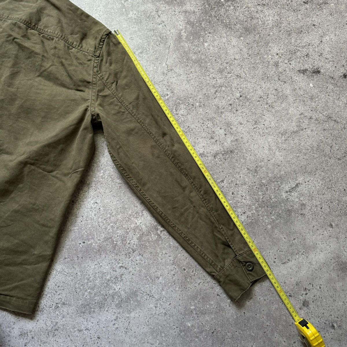 Allsaints All Saints Warrant Long Sleeve Shirt Army Green overshirt Size US M / EU 48-50 / 2 - 11 Thumbnail
