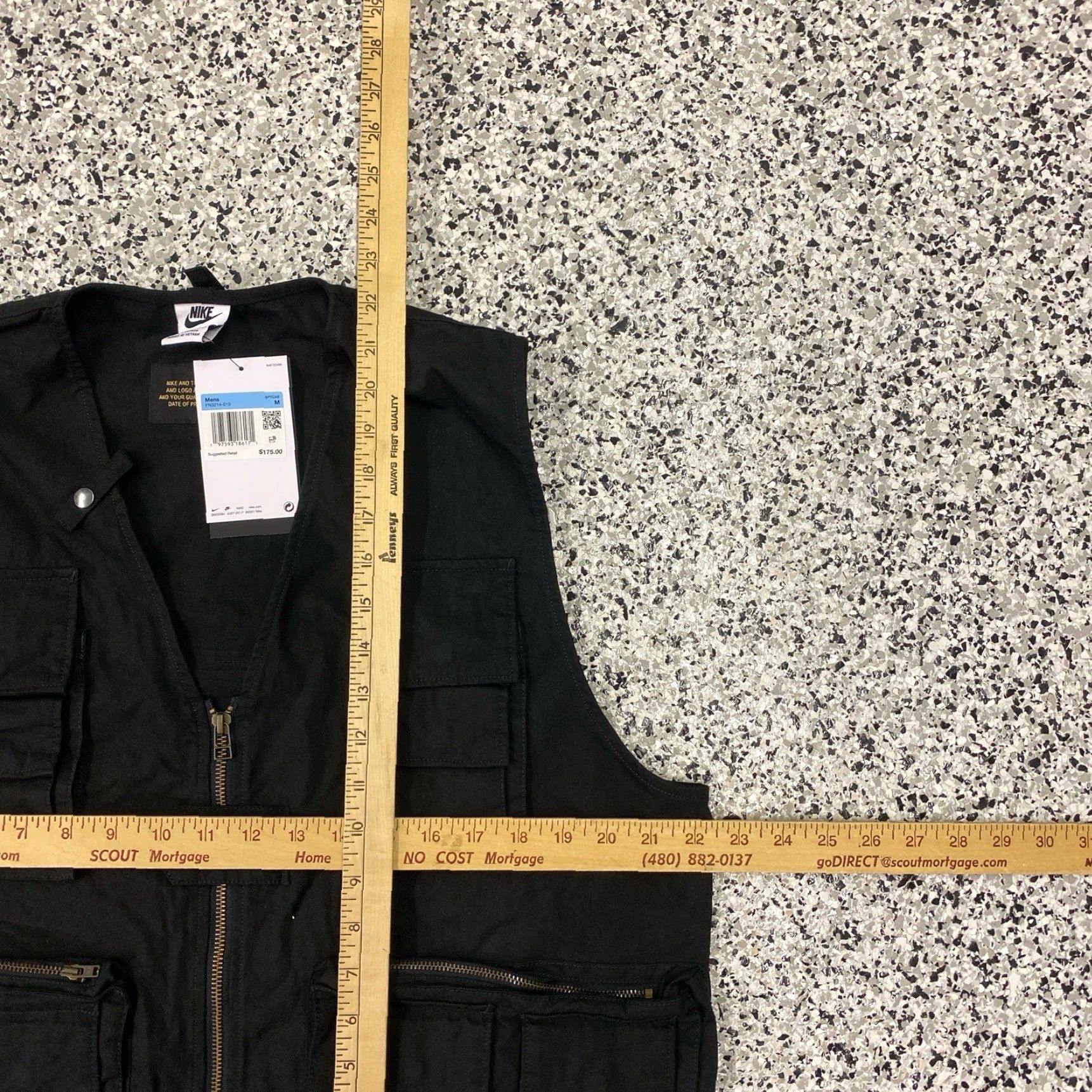 Nike Nike Life Utility Fishing Black Vest Mens Medium New Size US M / EU 48-50 / 2 - 4 Thumbnail