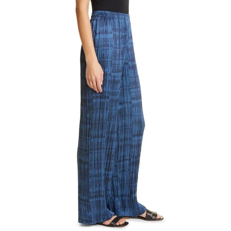 Vince Vince Crushed Coastal Blue Tie-Dye Pull-On Pants Large Size 34" / US 12 / IT 48 - 3 Thumbnail