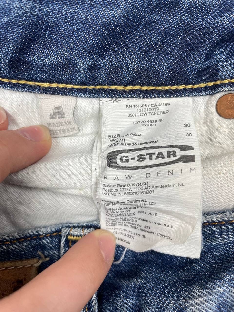 G-Star G-Star 3301 Men's Denim Jeans Pants Vintage's Blue Size W30 Size US 30 / EU 46 - 10 Thumbnail