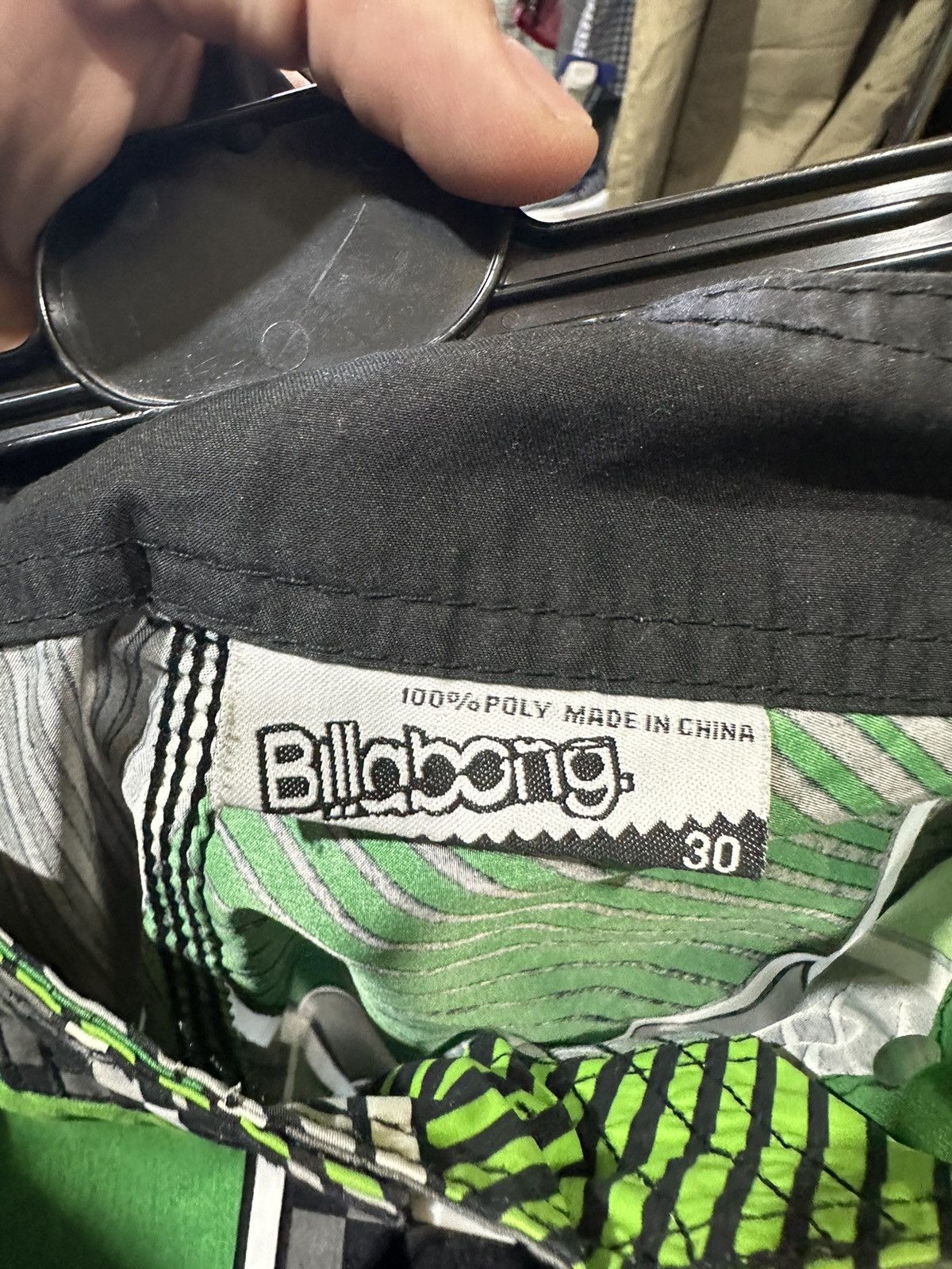Billabong × Vintage Vintage Billabong surf shorts size 30 rare green Y2K Size US 30 / EU 46 - 3 Thumbnail