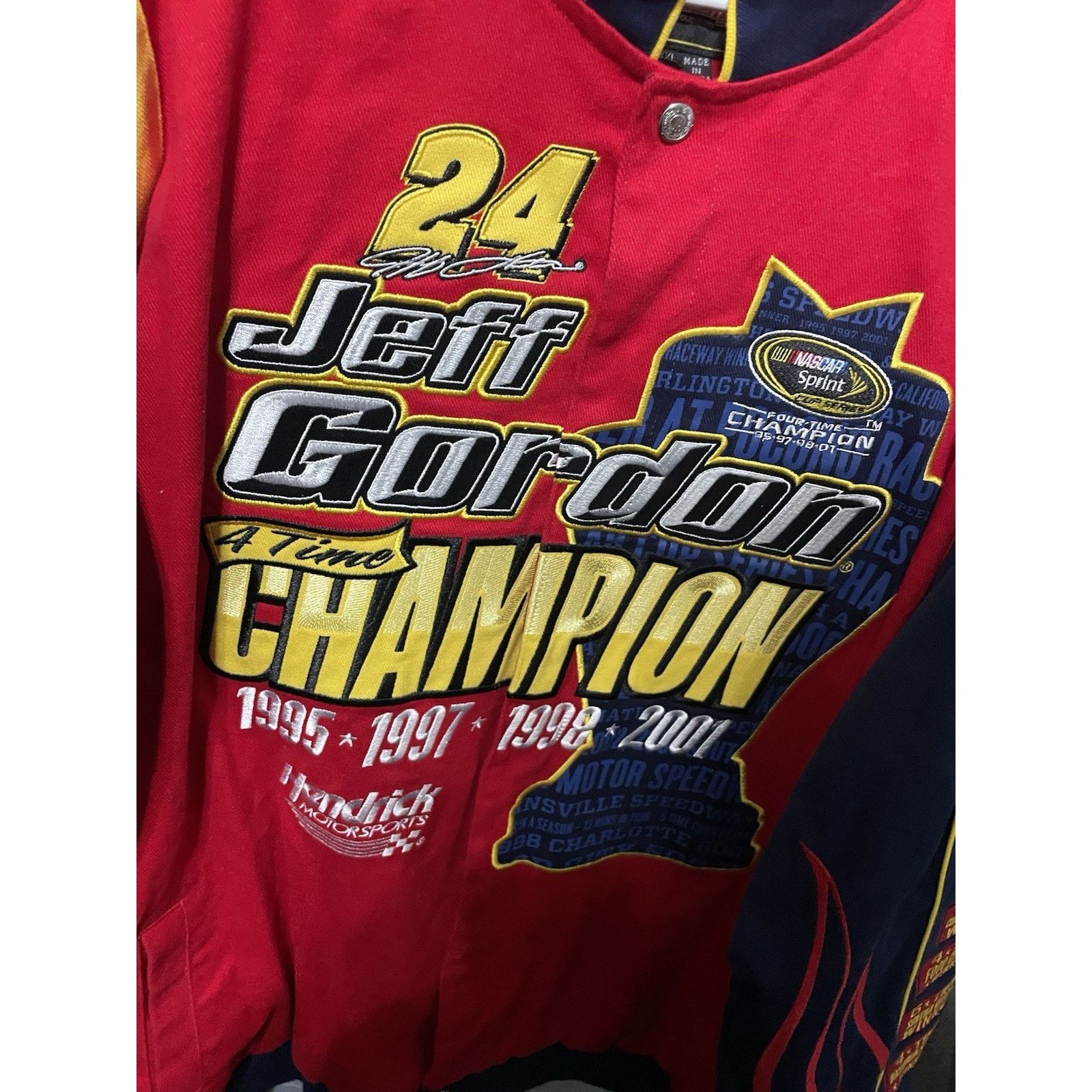 JH Design Size 3XL-Jeff Gordon Jacket Champion NASCAR JH Design Racing Size US XXL / EU 58 / 5 - 4 Thumbnail