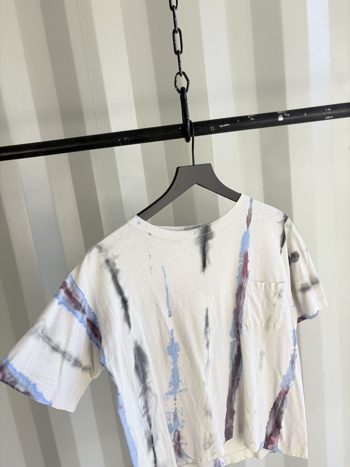 Vintage Vintage Tie Dye Blank Shirt Distressed Fade Grunge Boxy Band Size US M / EU 48-50 / 2 - 5 Thumbnail