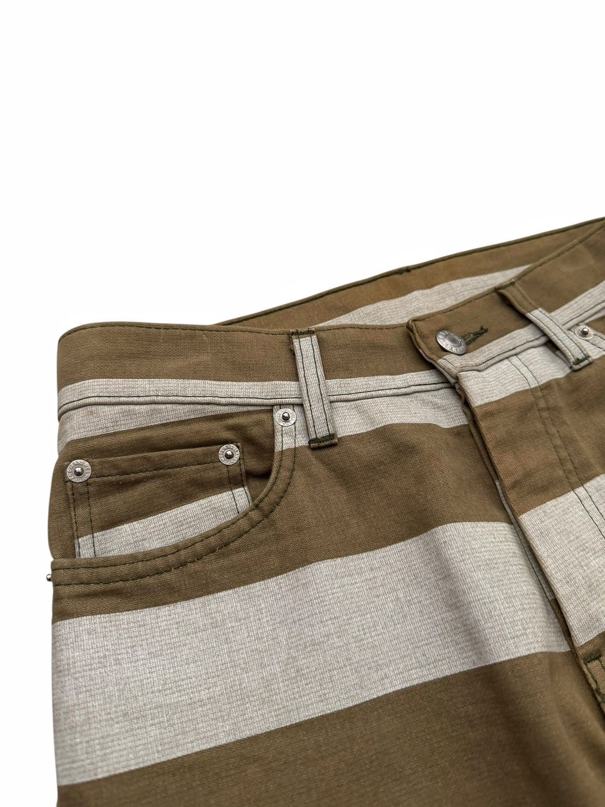 Helmut Lang 1999 Prisoner Denim Stripe Pants Size US 28 / EU 44 - 5 Thumbnail