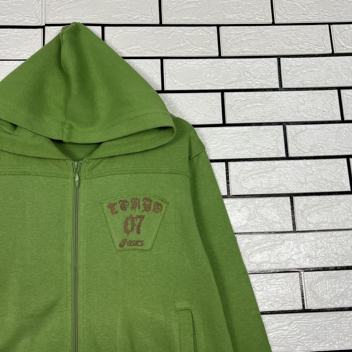 Asics ASICS TOKYO 07 Green Zipper Hoodie Sweatshirt #4232-C193 Size US S / EU 44-46 / 1 - 4 Thumbnail