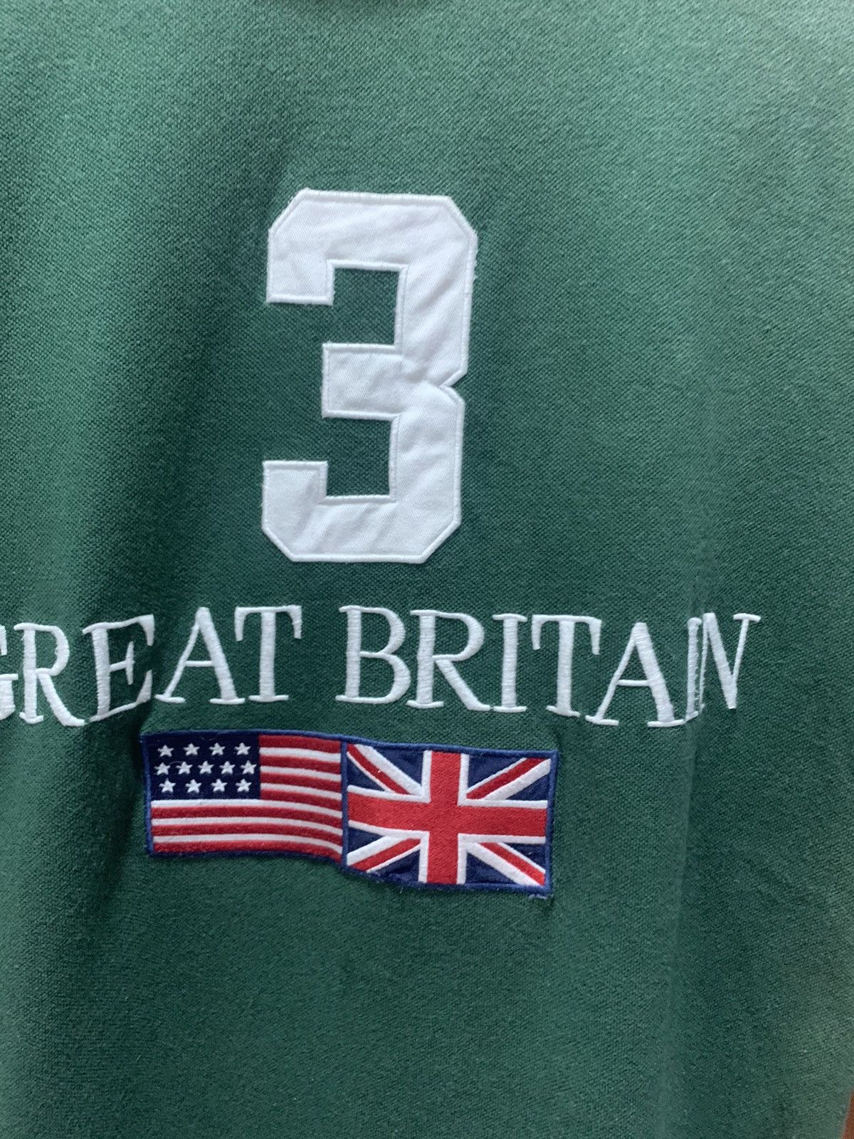 Polo Ralph Lauren Vintage Polo Ralph Lauren Great Britain Shirt Size US L / EU 52-54 / 3 - 8 Thumbnail