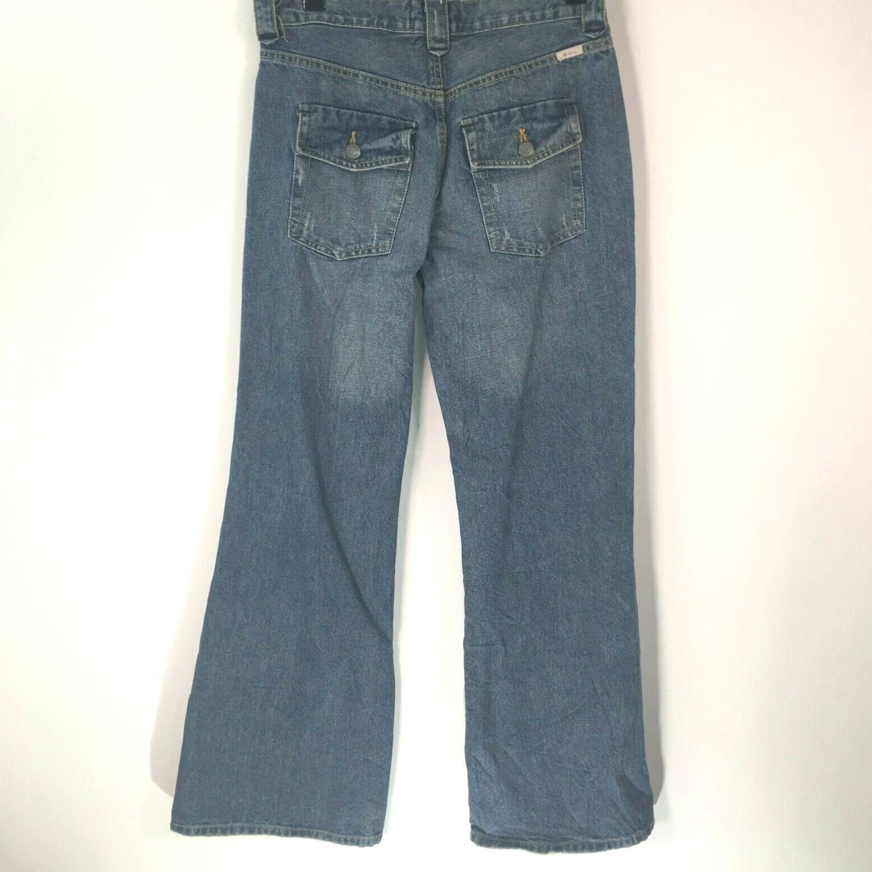 Abercrombie & Fitch Abercrombie & Fitch Womens Jeans Casual Flat Front Straight Blue Denim Size 0 R Pant Size 25" / US 0 / IT 36 - 2 Thumbnail