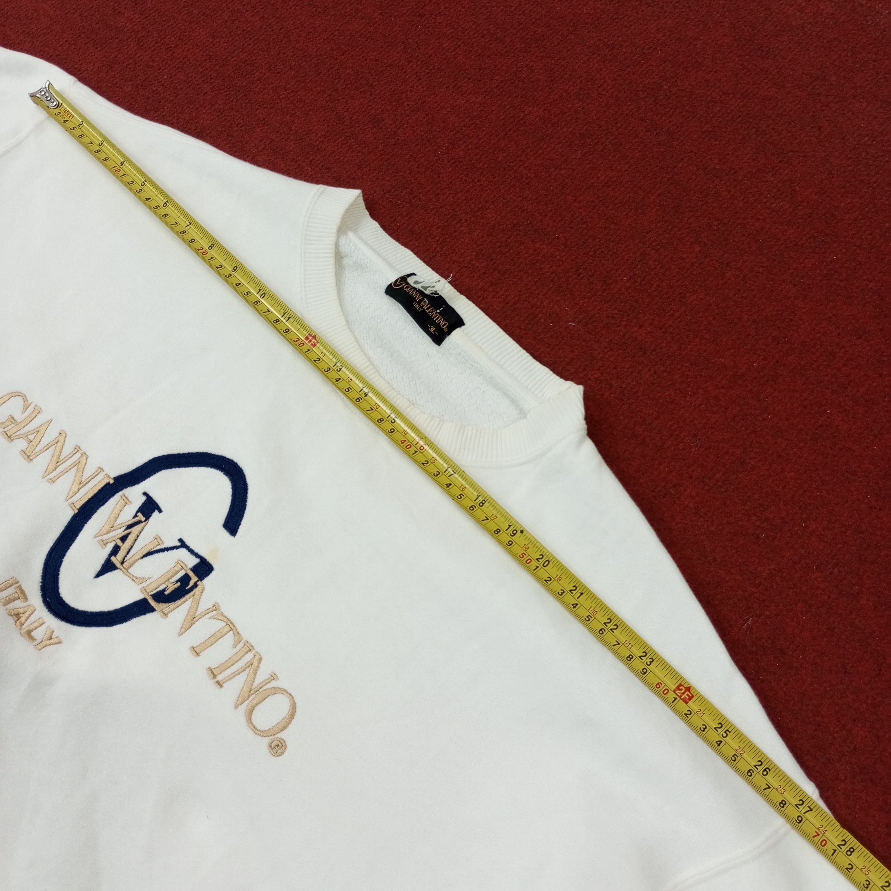 Gianni Valentino × Valentino × Vintage Gianni Valentino Italy Center Design Sweatshirt c218n20 Size US XXL / EU 58 / 5 - 12 Thumbnail