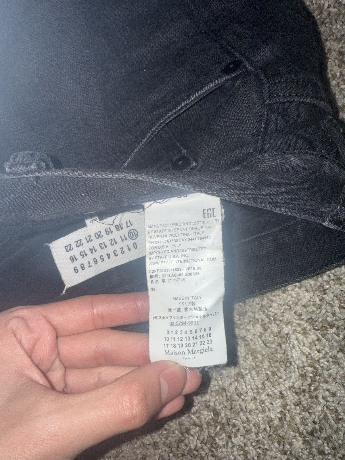 Maison Margiela Maison Margiela Straight Slim-Fit Denim Jeans Size US 30 / EU 46 - 2 Thumbnail