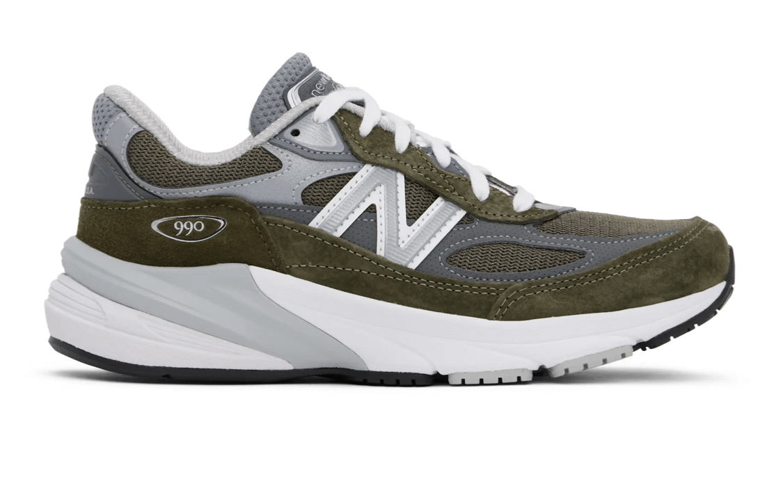 New Balance NEW BALANCE Green & Gray Made in USA 990v6 - SZ. 7.5 Size US 7.5 / EU 40-41 - 4 Thumbnail