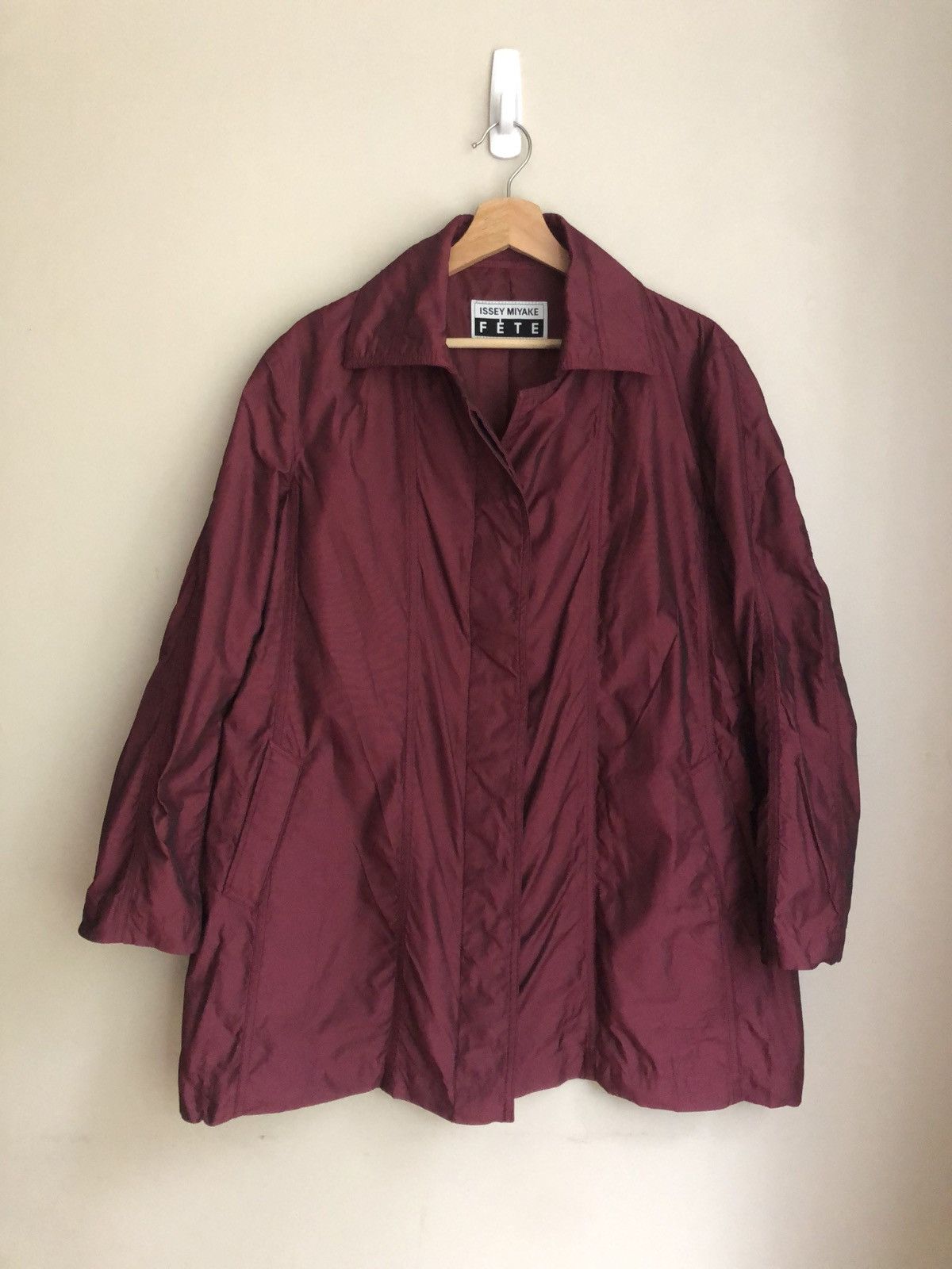 Pleats Please Issey Miyake Issey Miyake Fete Vintage Crushed Nylon Jacket Size M / US 6-8 / IT 42-44 - 9 Thumbnail