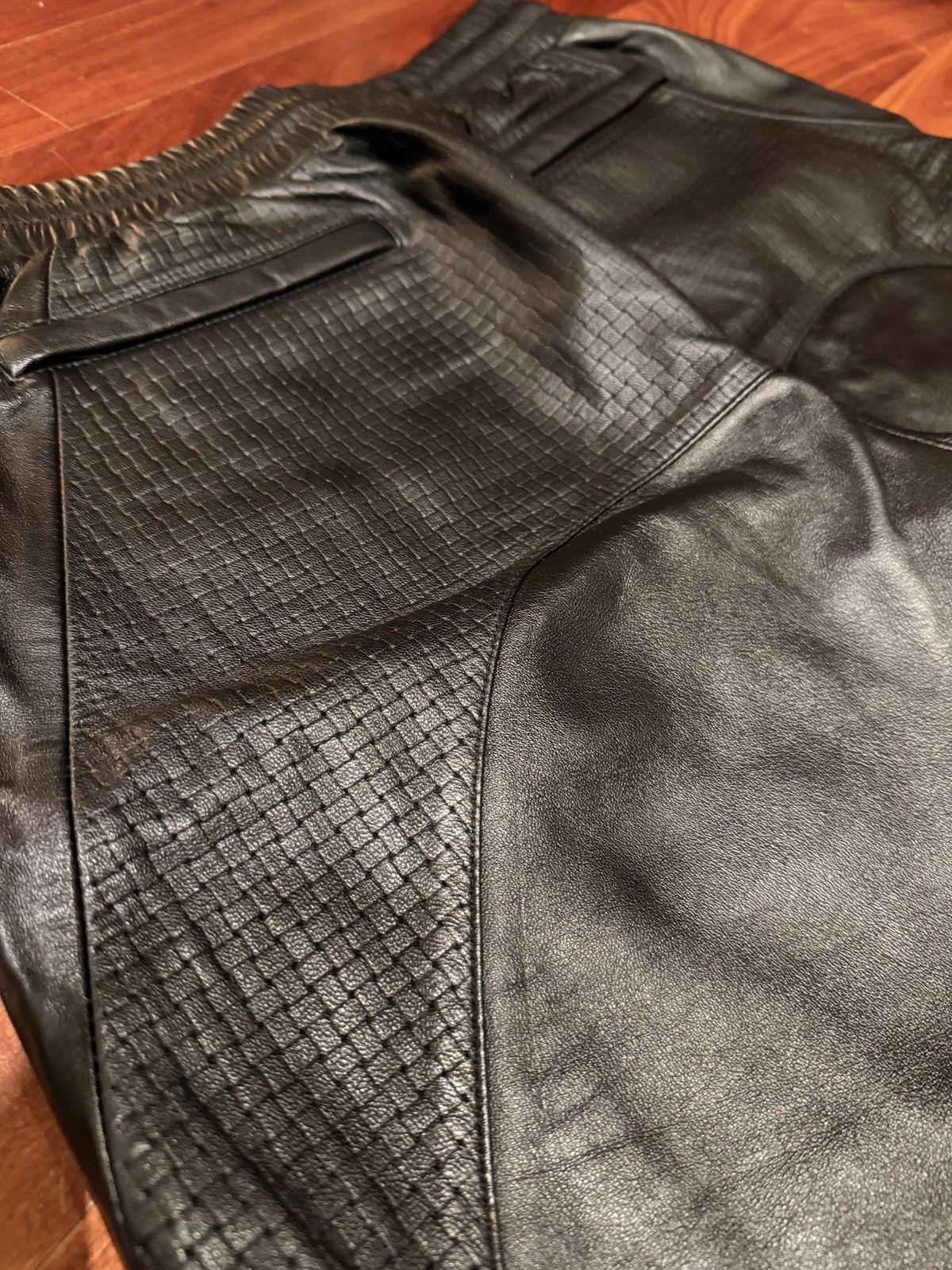 Aime Leon Dore Aime Leon Dore Leather Track Pant Size US 32 / EU 48 - 1 Thumbnail