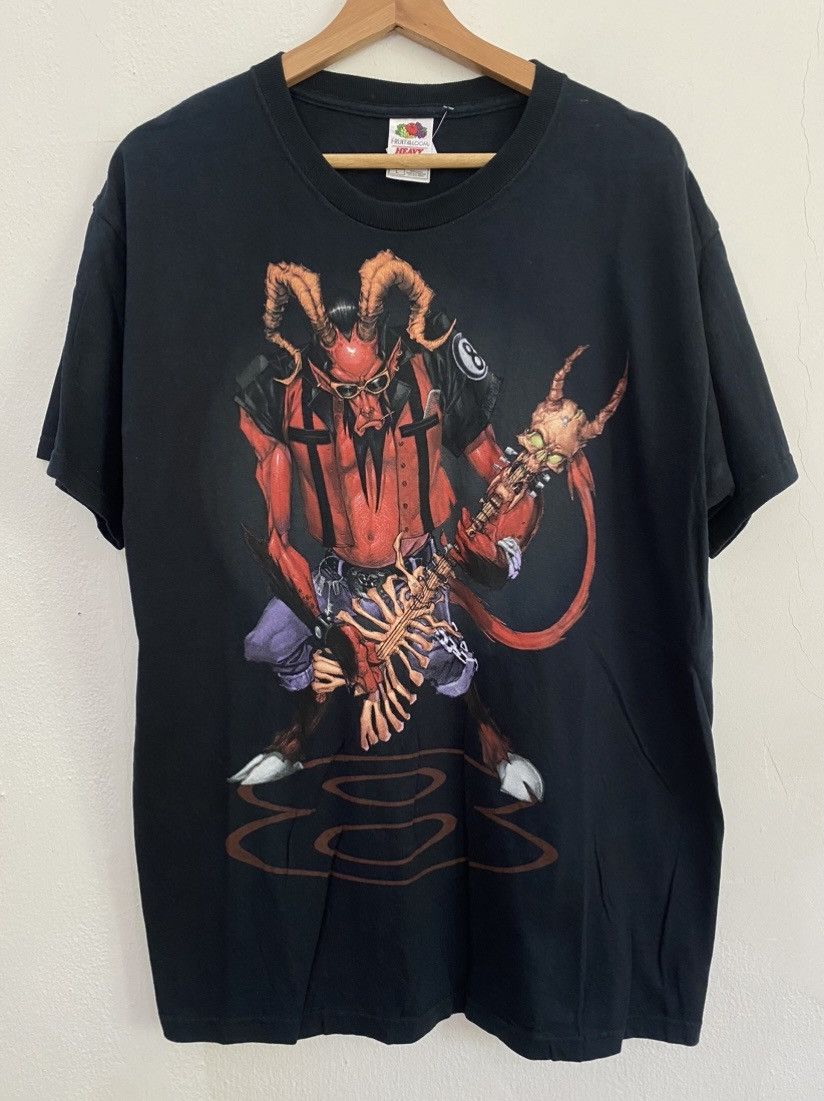 image of Playstation Vintage Y2K Guitar Hero Iii in Black, Men's (Size Large)